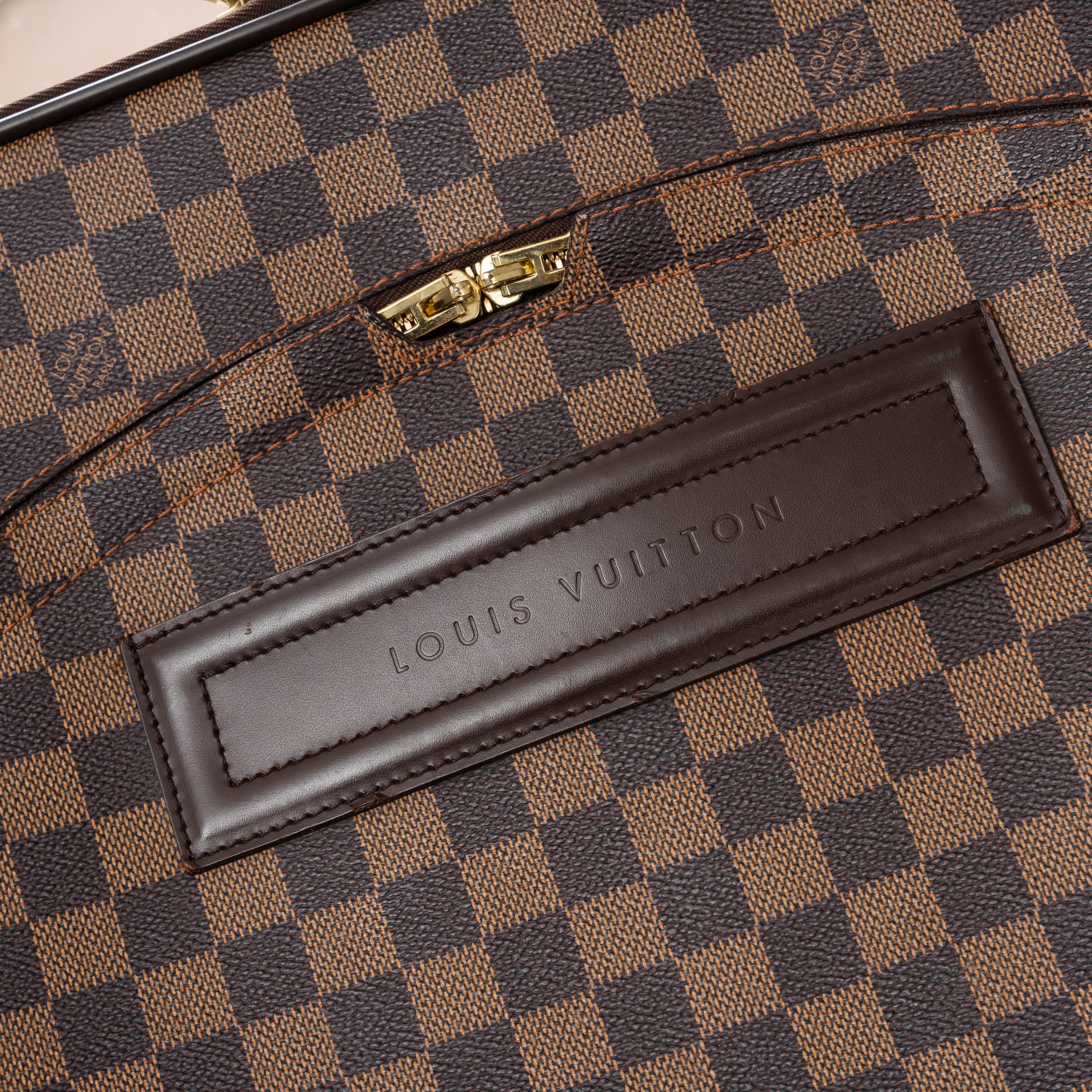 Louis Vuitton - Trolley Pegase 45 Damier Ebene (valigia) – tela Damier Ebene e dettagli in pelle
