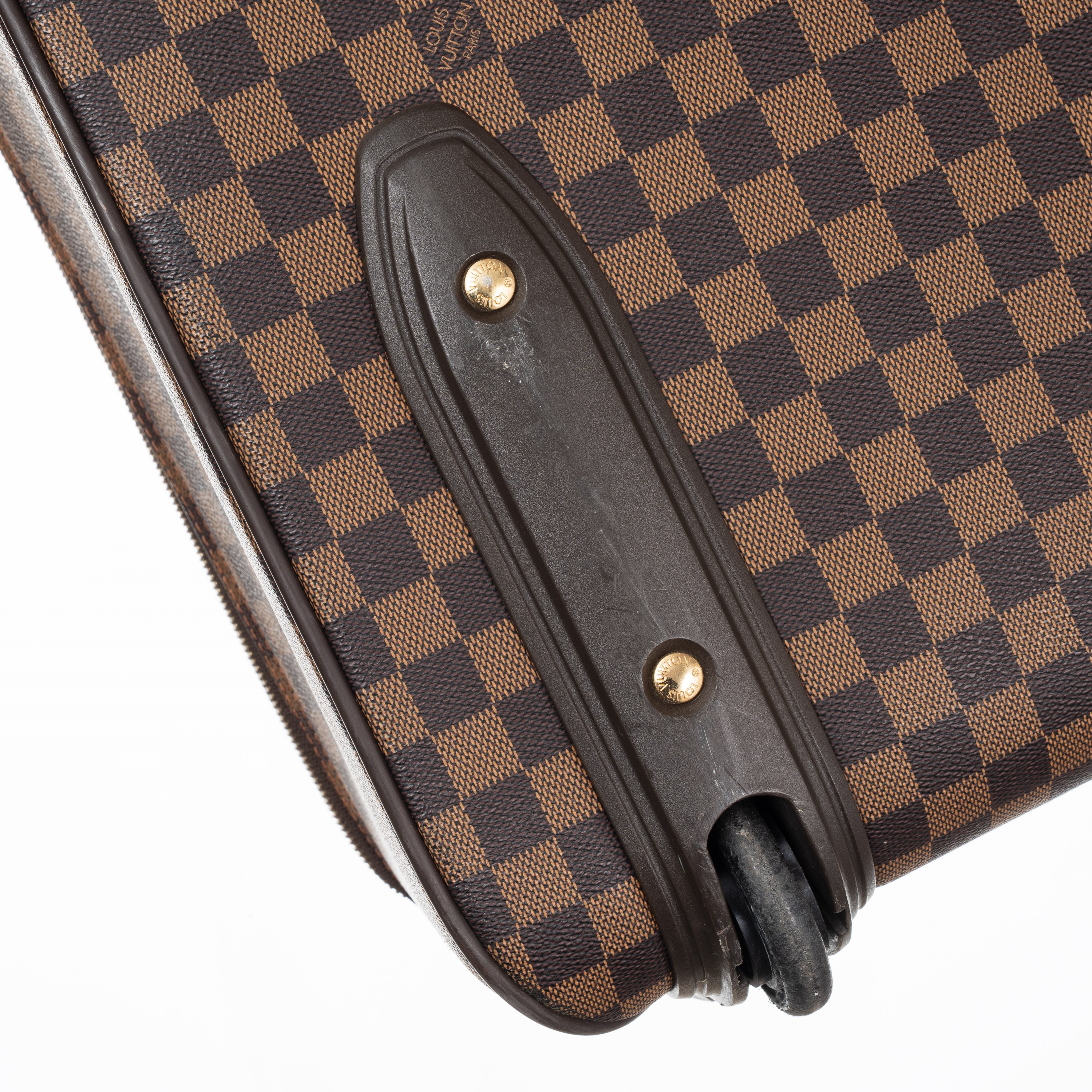 Louis Vuitton - Trolley Pegase 45 Damier Ebene (valigia) – tela Damier Ebene e dettagli in pelle