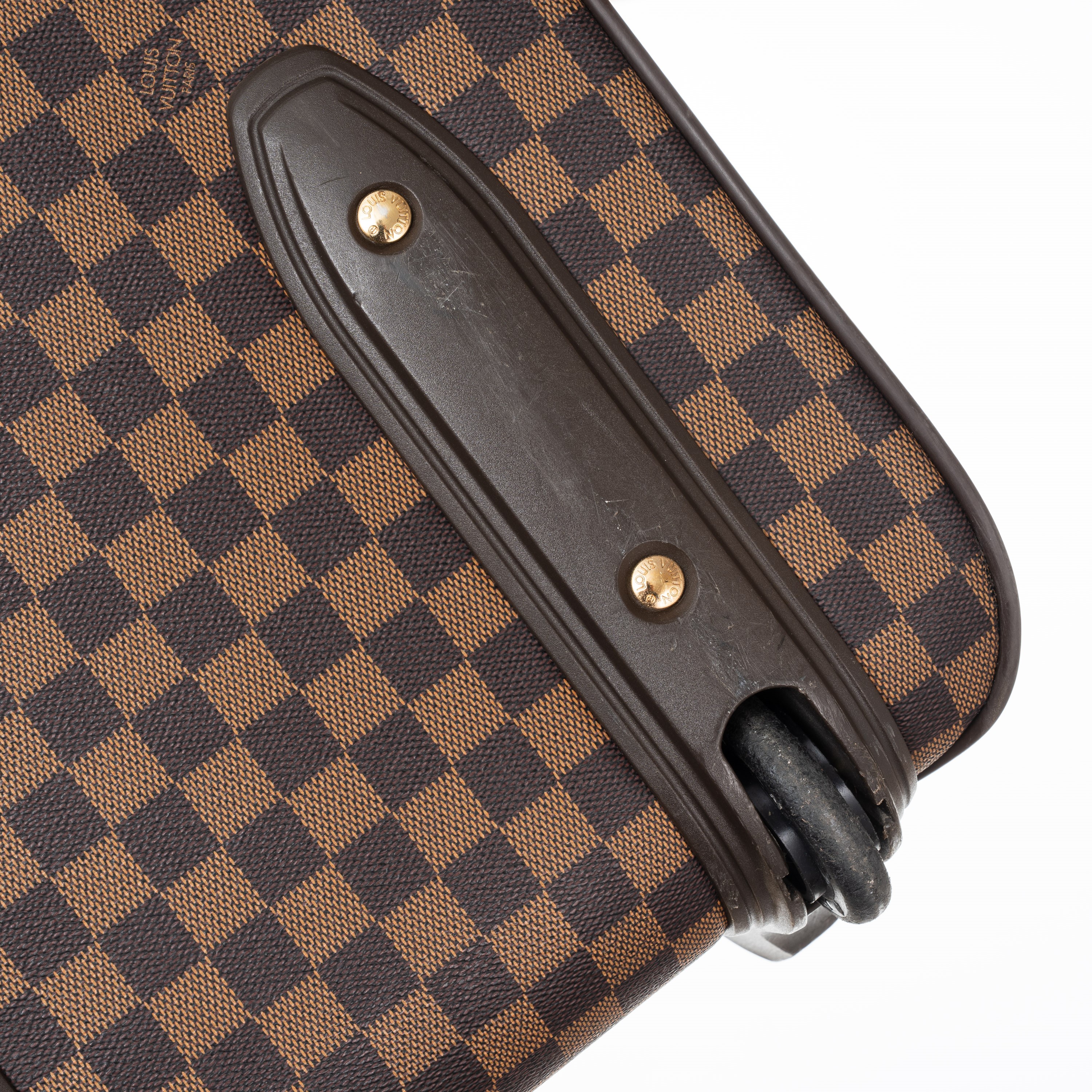 Louis Vuitton - Trolley Pegase 45 Damier Ebene (valigia) – tela Damier Ebene e dettagli in pelle