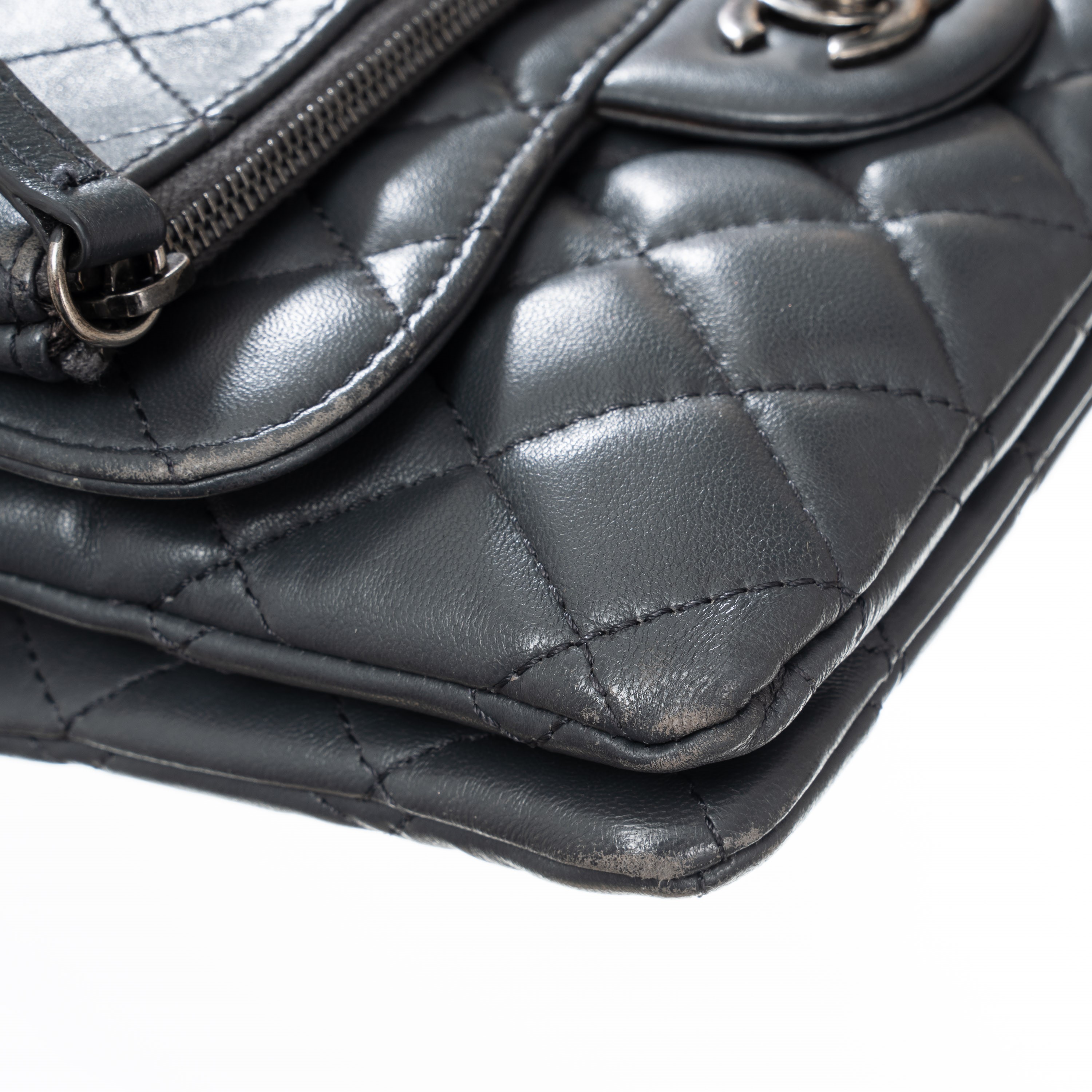 Chanel - Mini Multipocket con tracolla “mini bag” in pelle d’agnello trapuntata