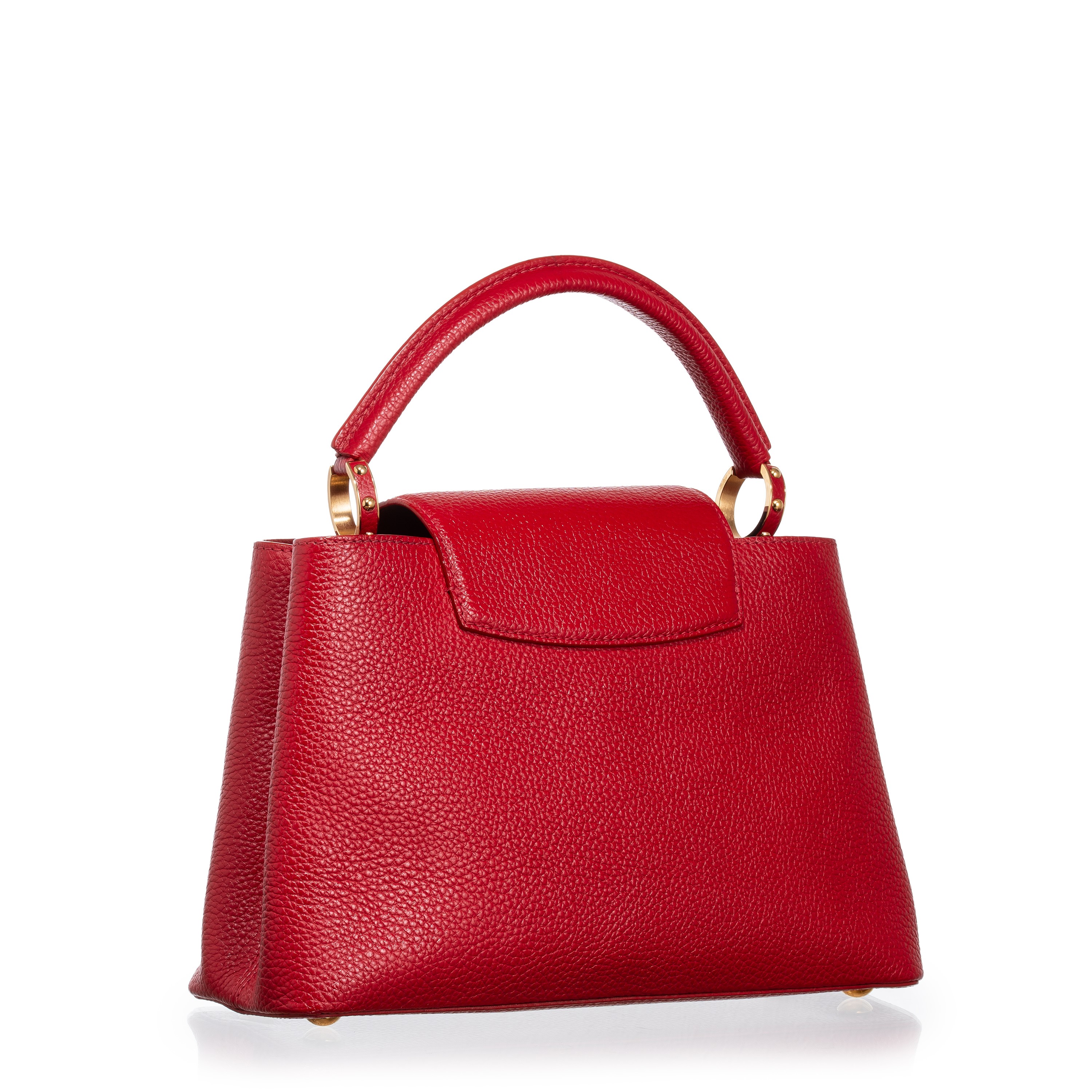 Louis Vuitton - Capucines PM in pelle Taurillon color rosso scarlatto (2018)