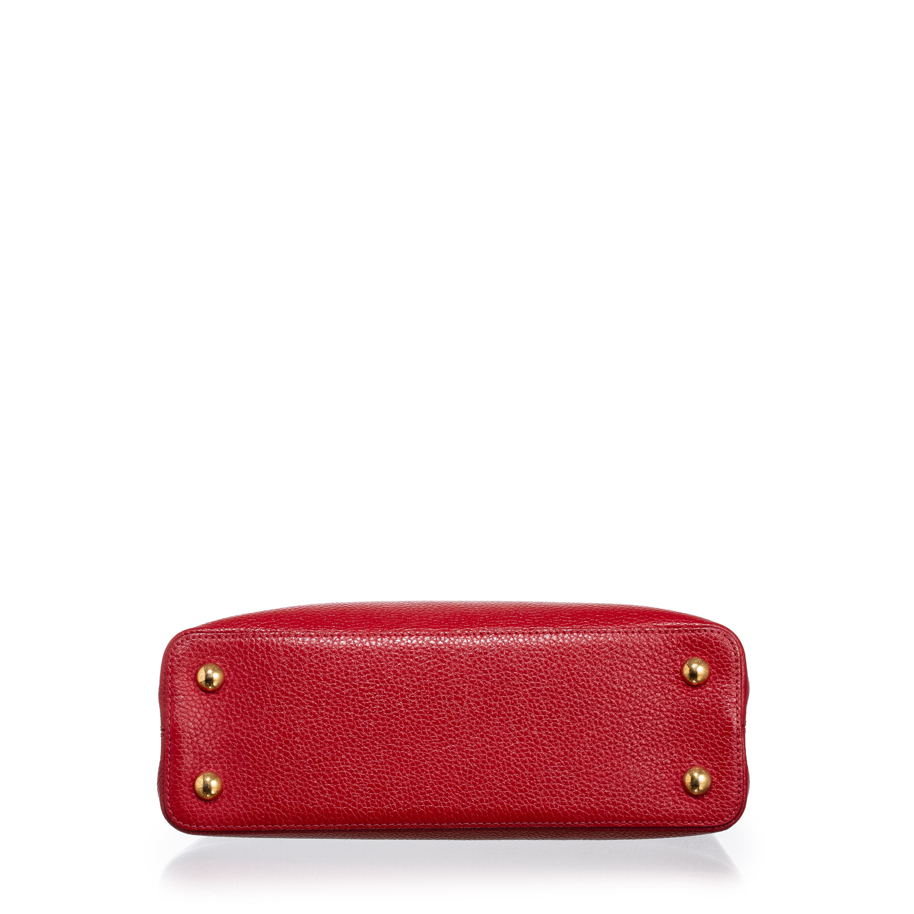 Louis Vuitton - Capucines PM in pelle Taurillon color rosso scarlatto (2018)