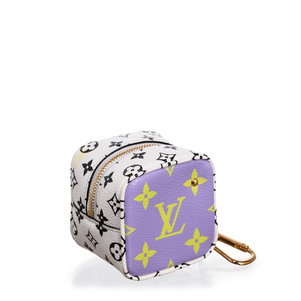 LOUIS VUITTON - LOUIS VUITTON PORTAMONETE CUBE IN TELA MONOGRAM GIANT - 2019