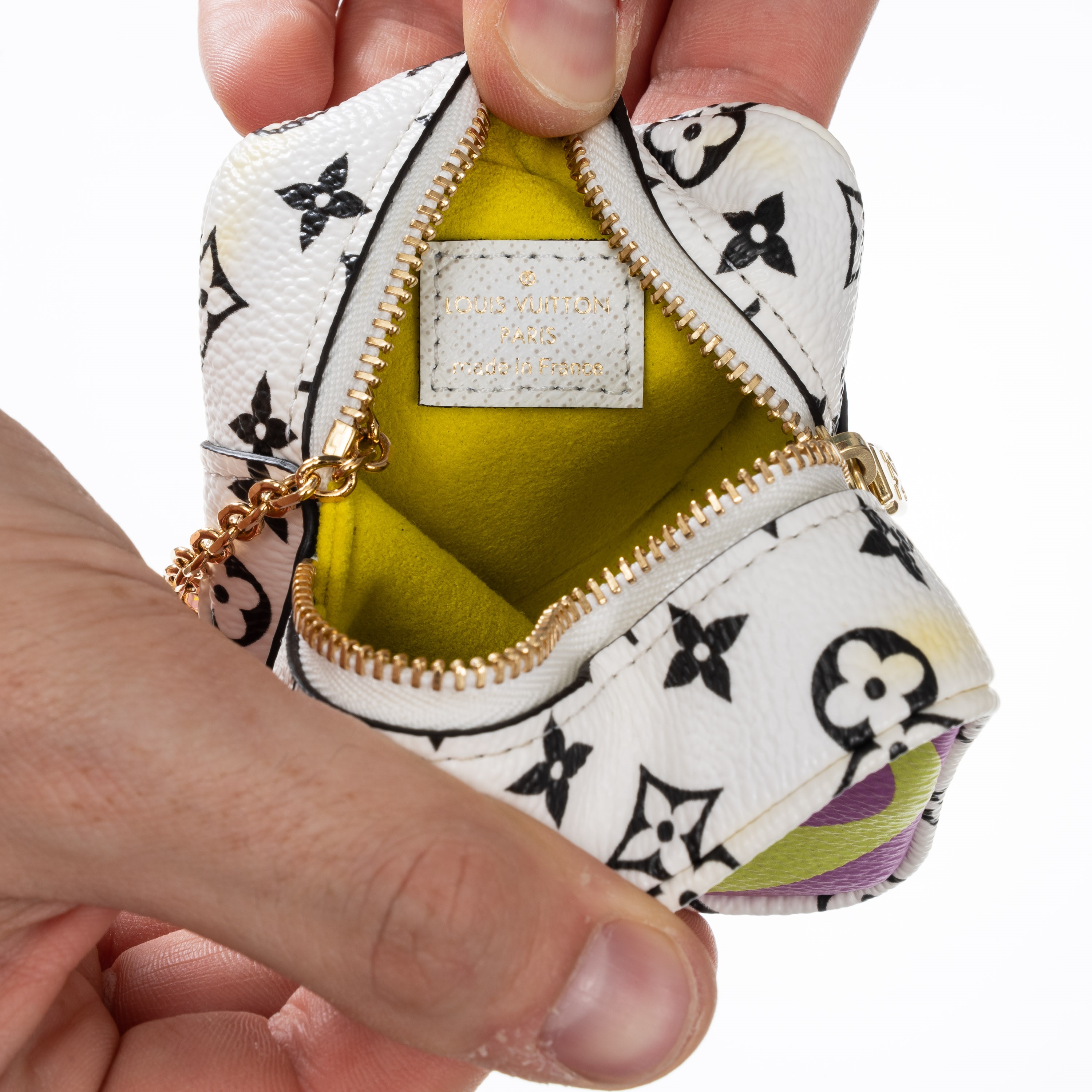 Louis Vuitton - Portamonete Cube in tela Monogram Giant (2019)
