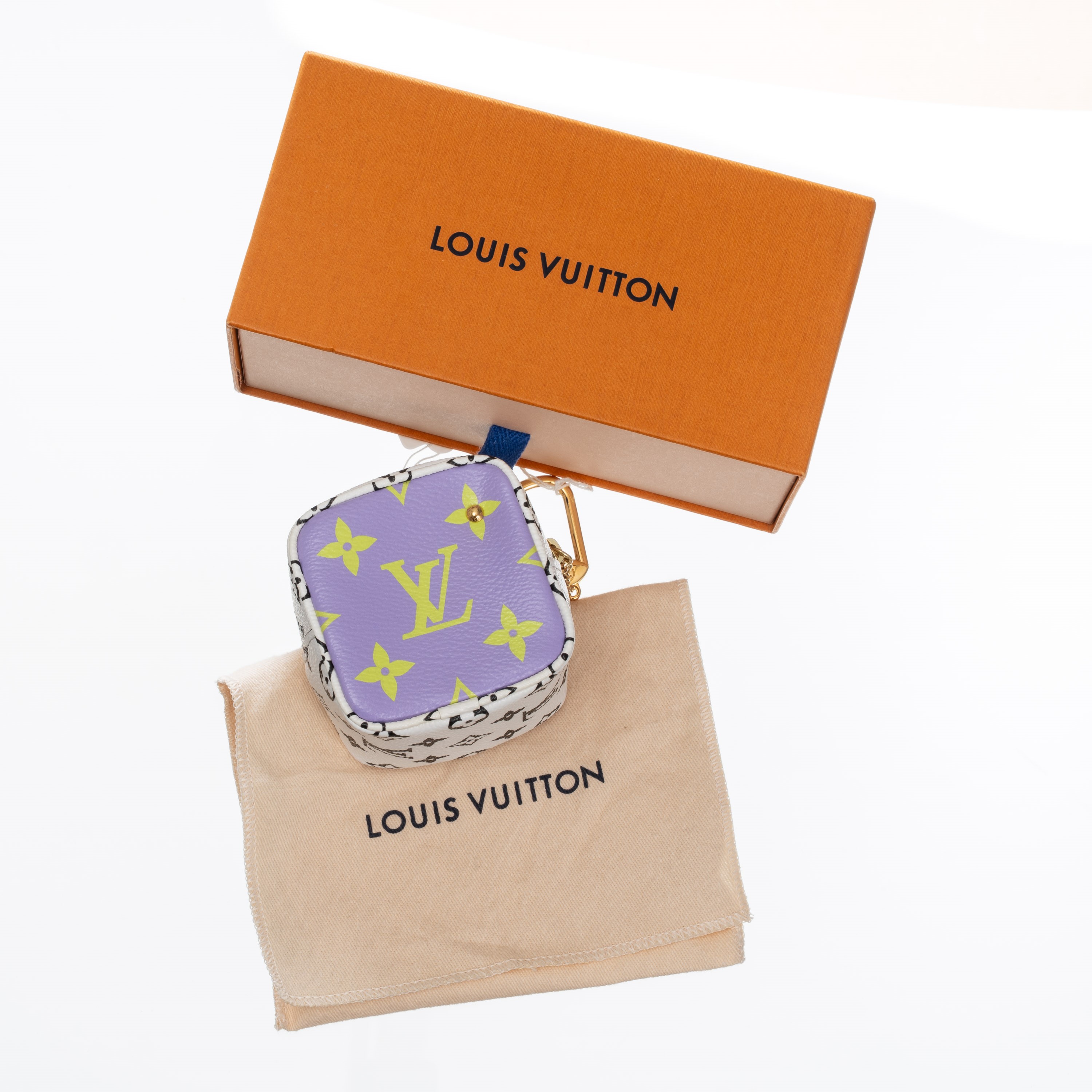 Louis Vuitton - Portamonete Cube in tela Monogram Giant (2019)