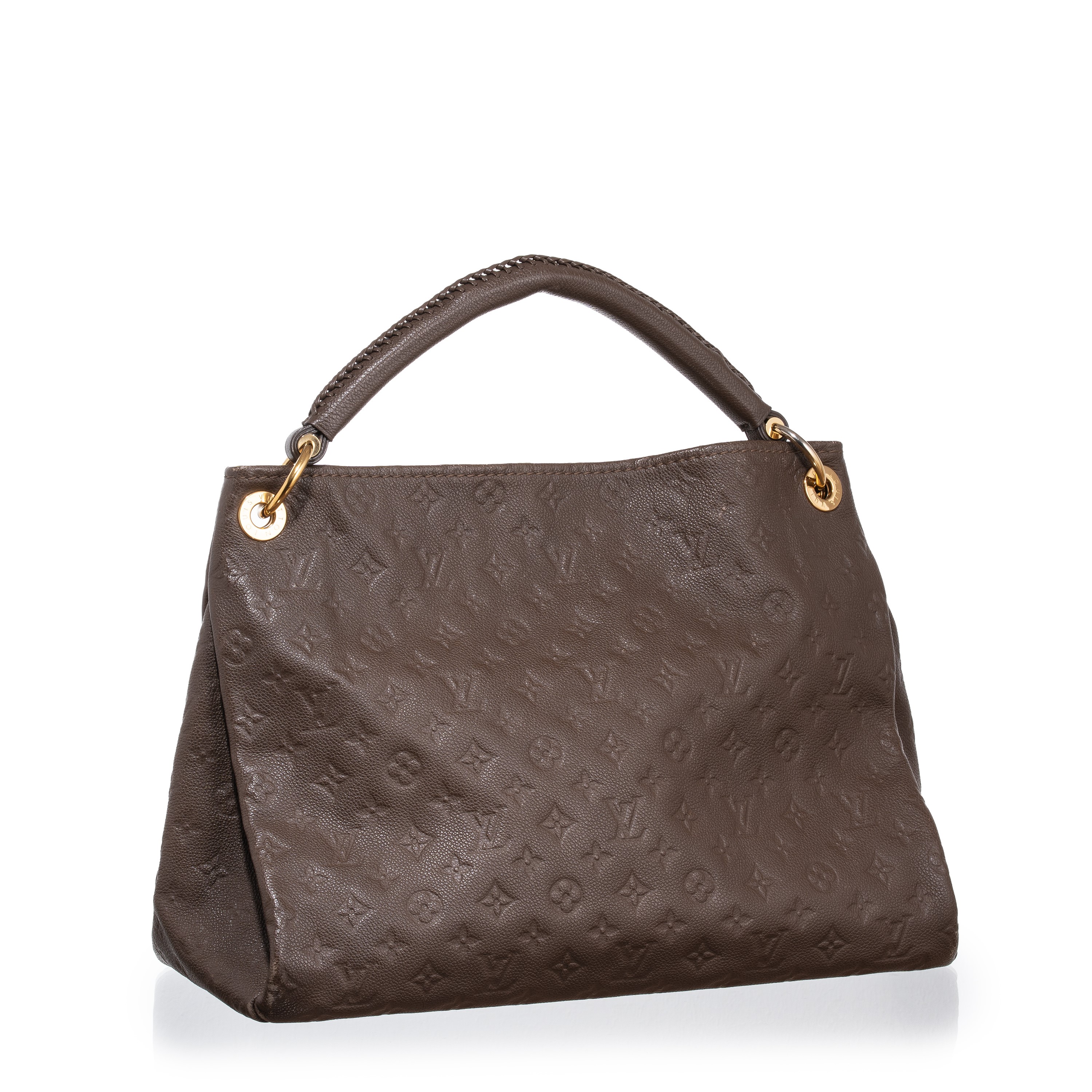 Louis Vuitton - Artsy in pelle Monogram Empreinte marrone, accessori dorati (2011)