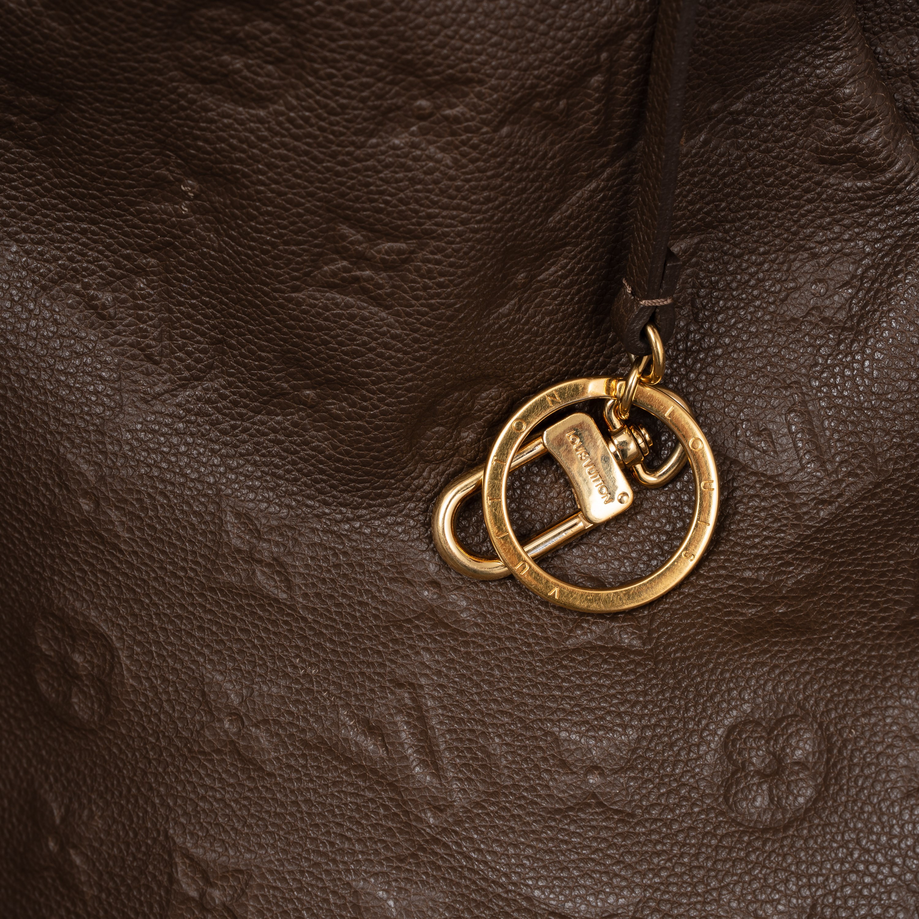 Louis Vuitton - Artsy in pelle Monogram Empreinte marrone, accessori dorati (2011)