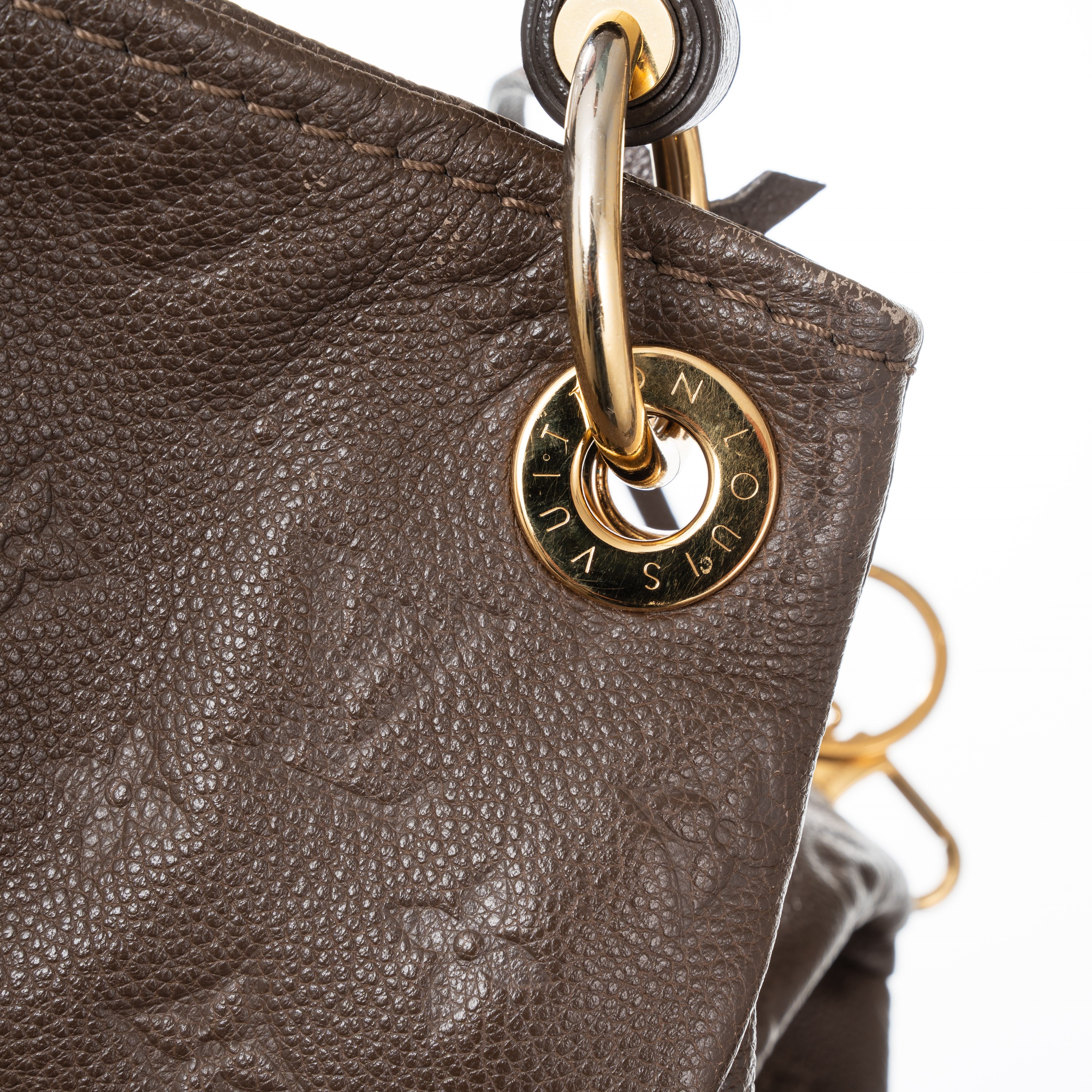 Louis Vuitton - Artsy in pelle Monogram Empreinte marrone, accessori dorati (2011)