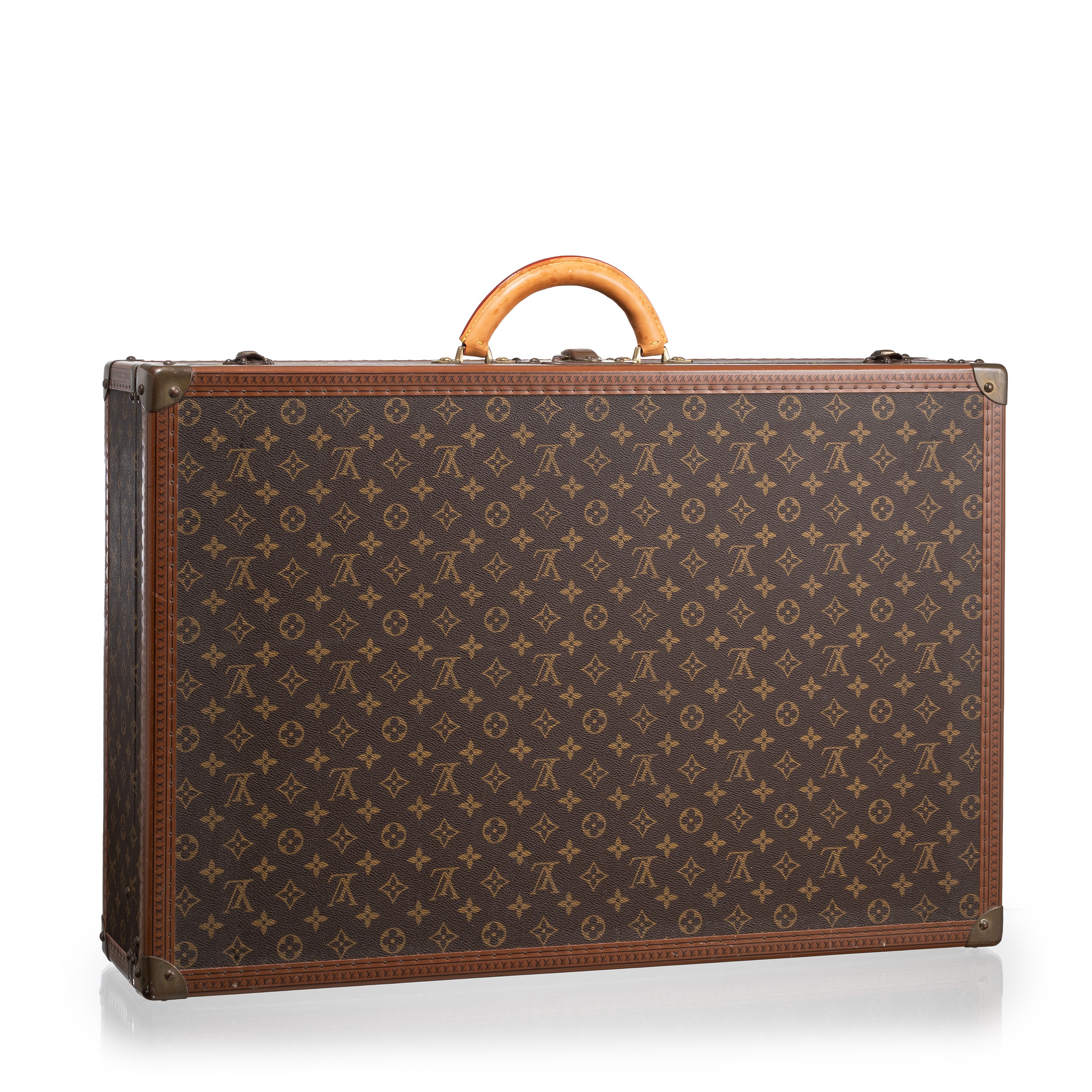 Louis Vuitton - Set di 3 valigie vintage Monogram (Bisten 70, Alzer 60 e valigetta 48H)