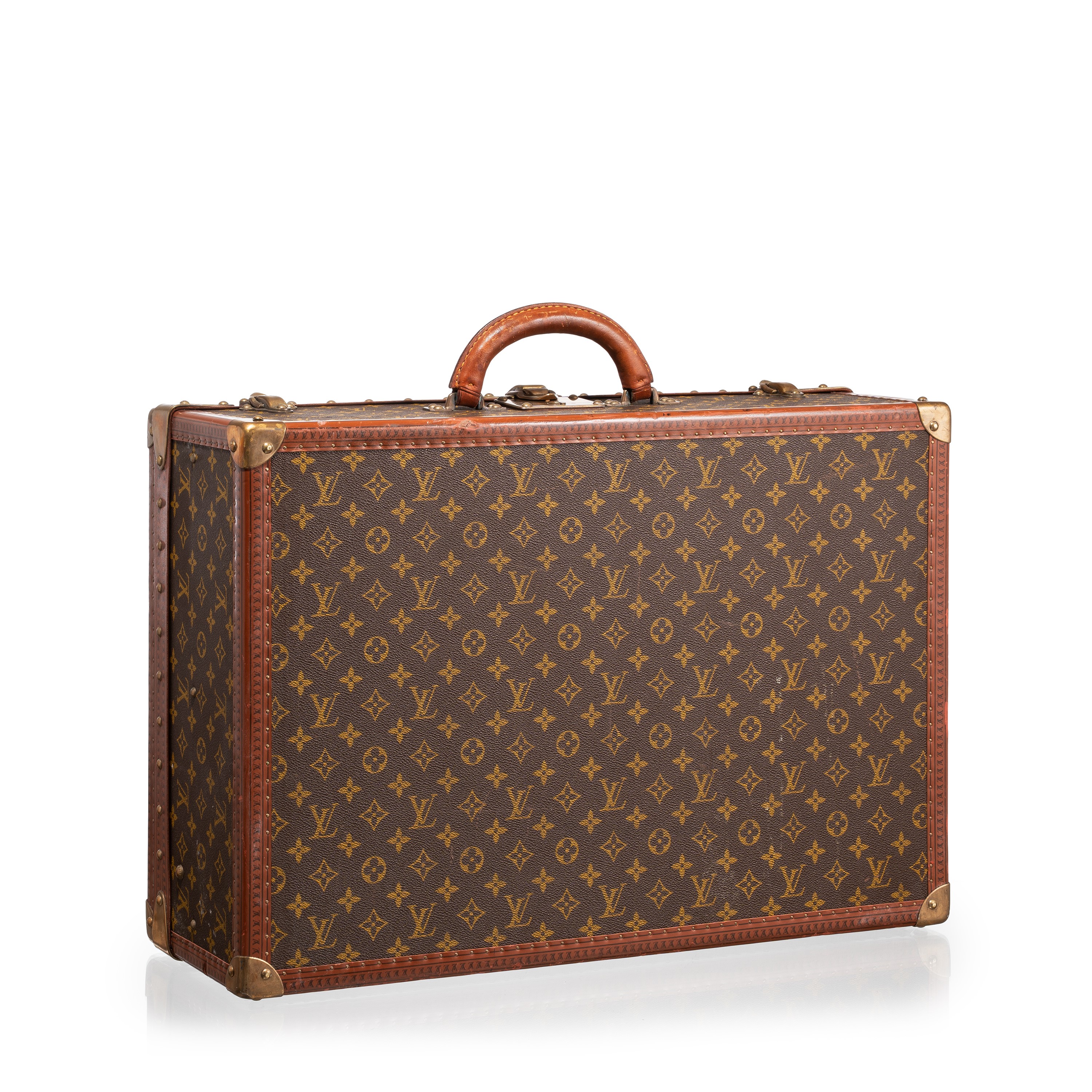 Louis Vuitton - Set di 3 valigie vintage Monogram (Bisten 70, Alzer 60 e valigetta 48H)