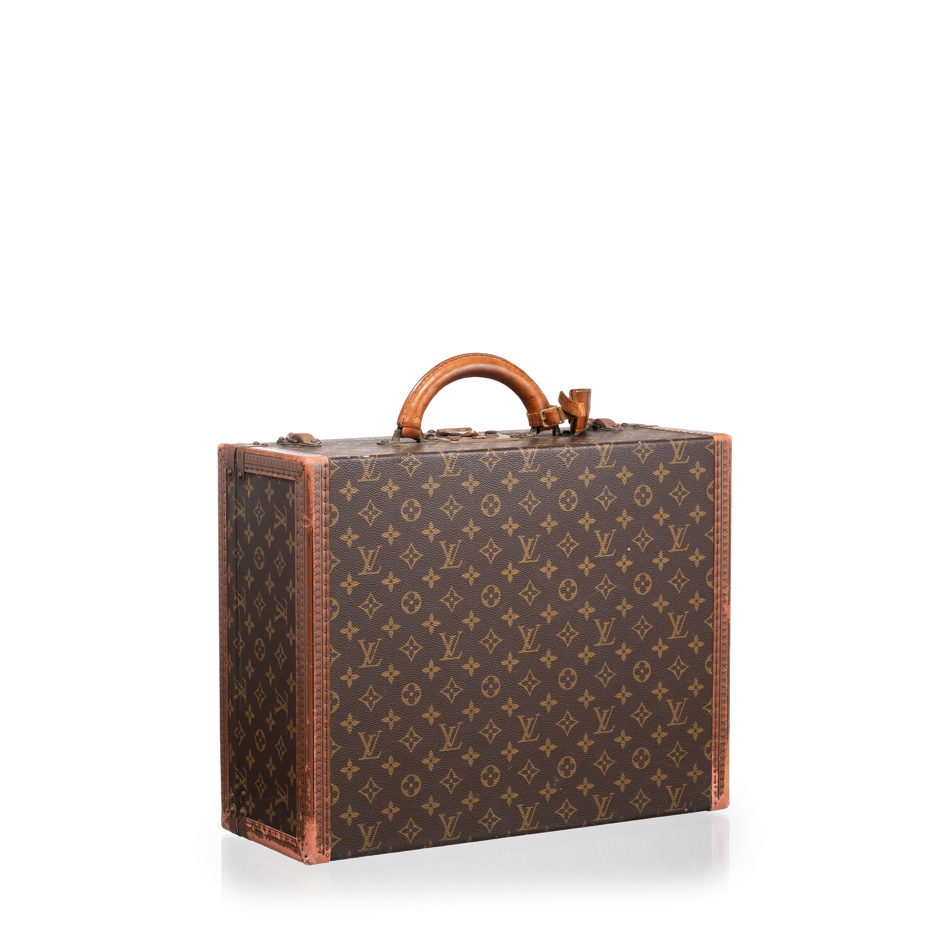Louis Vuitton - Set di 3 valigie vintage Monogram (Bisten 70, Alzer 60 e valigetta 48H)