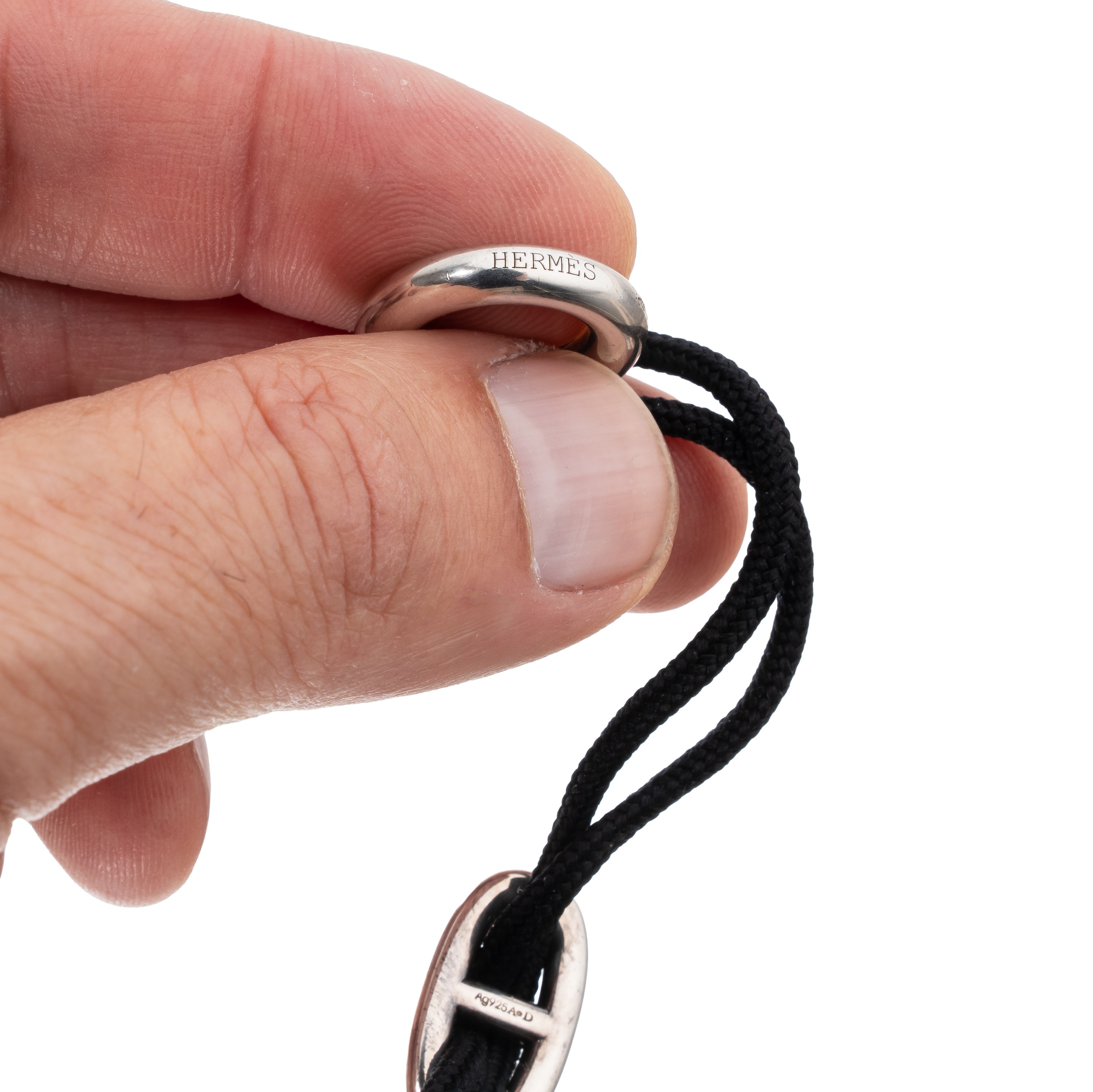 Hermès - Bracciale corda in argento 925