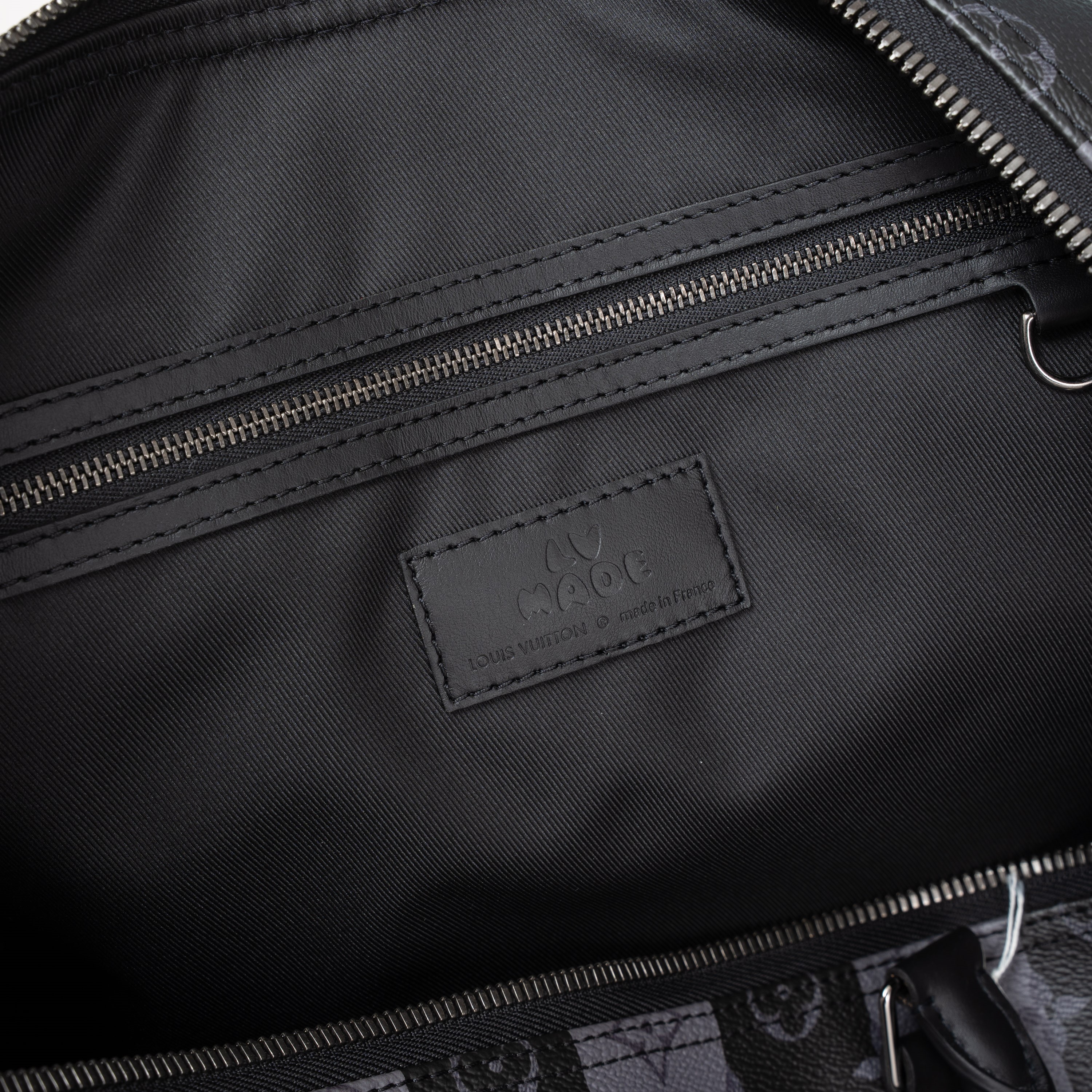 Louis Vuitton - Keepall Bandoulière 55 Limited Edition “Virgil Abloh x Nigo”, tela coated Monogra...