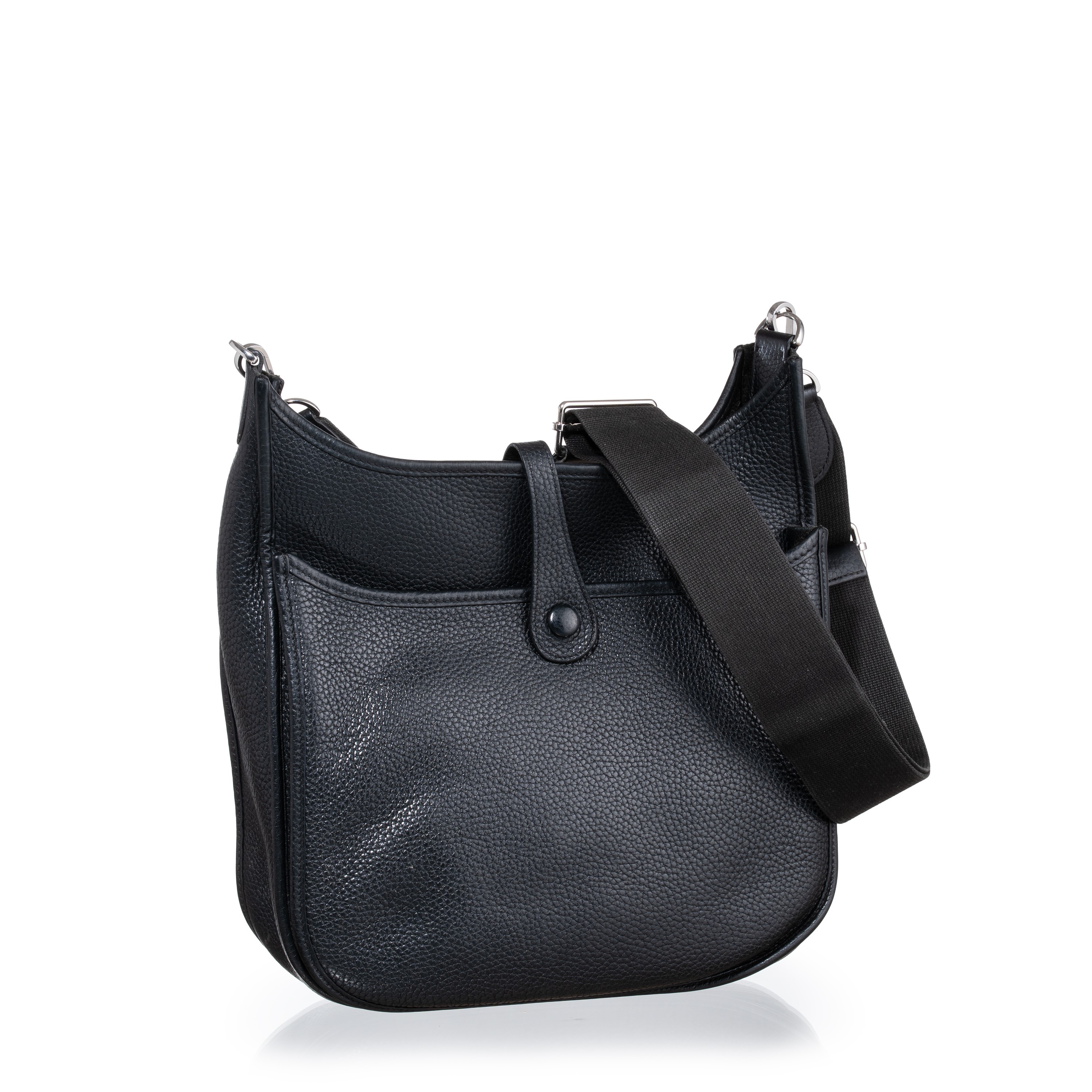 Hermès - Evelyne III PM in Taurillon Clemence nero con hardware palladio (2019)