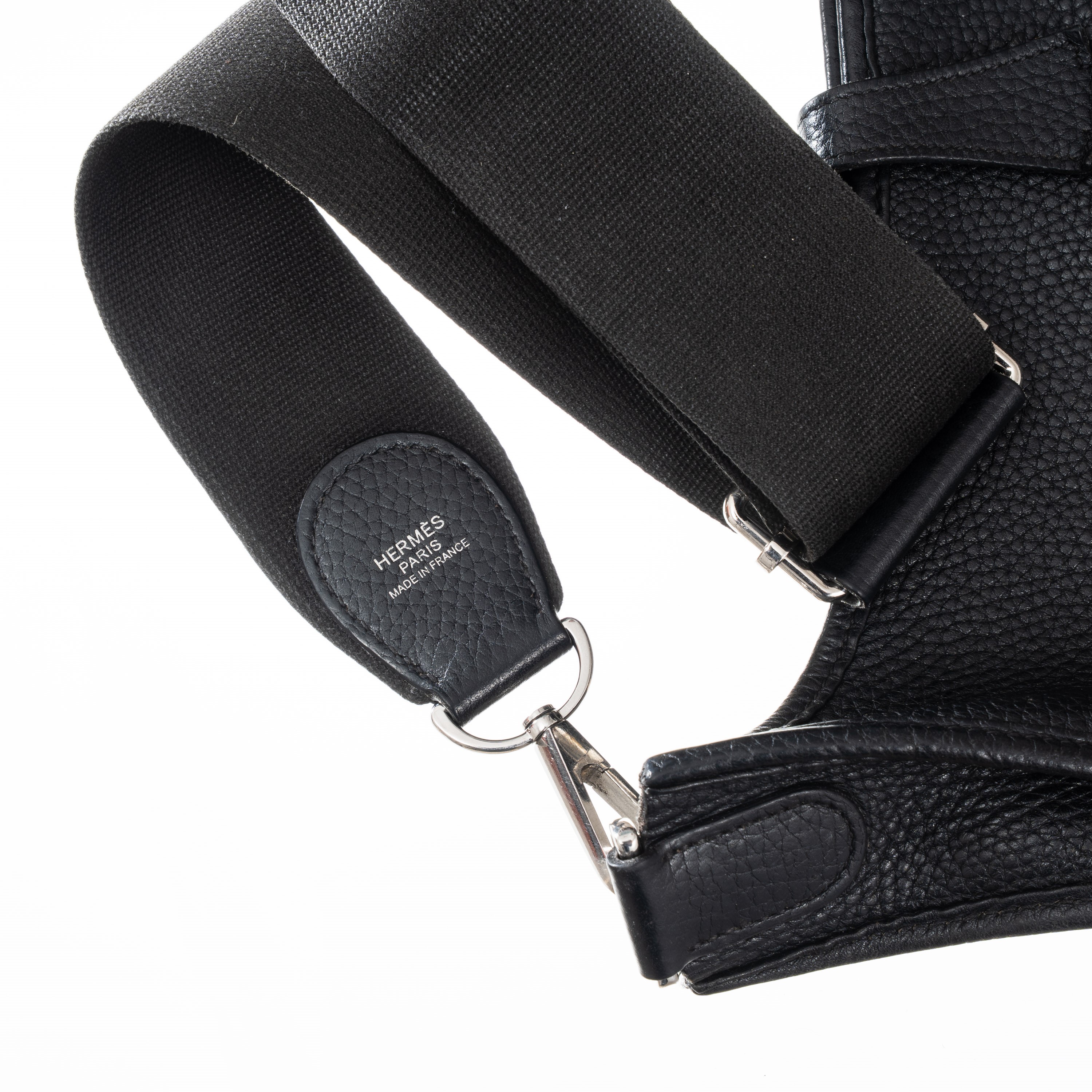 Hermès - Evelyne III PM in Taurillon Clemence nero con hardware palladio (2019)