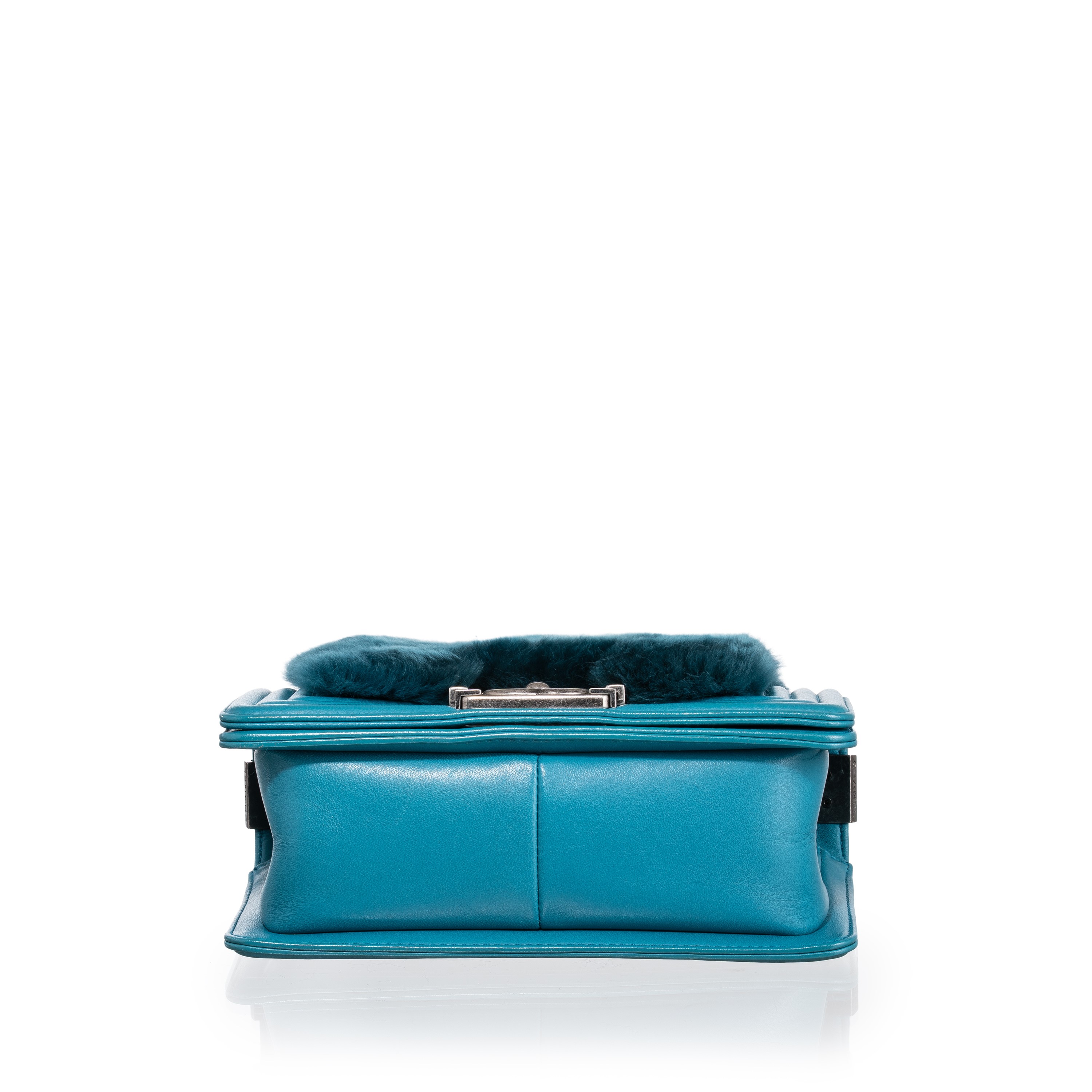 Chanel - Boy Small borsa in pelle d’agnello e pelliccia, 2014