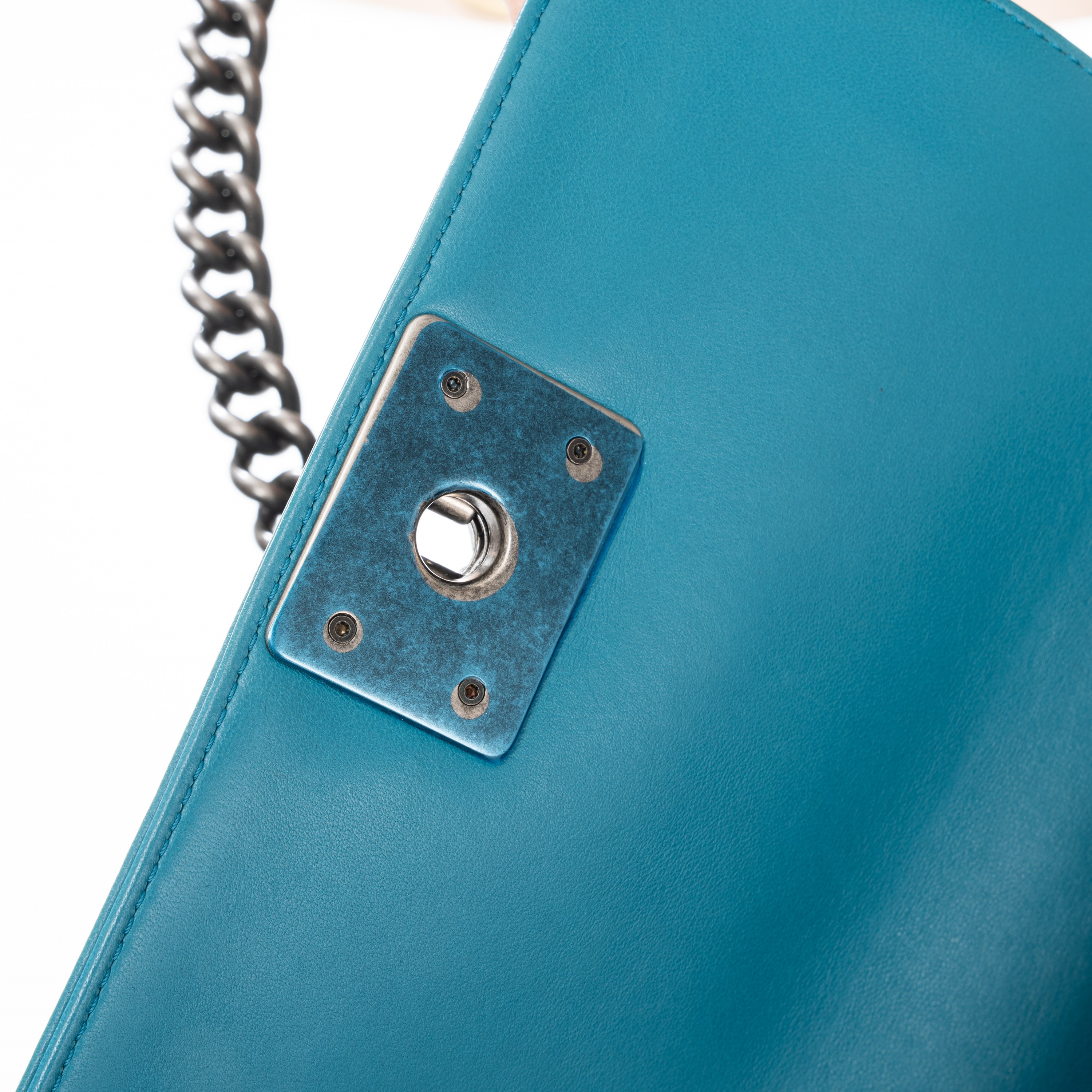 Chanel - Boy Small borsa in pelle d’agnello e pelliccia, 2014