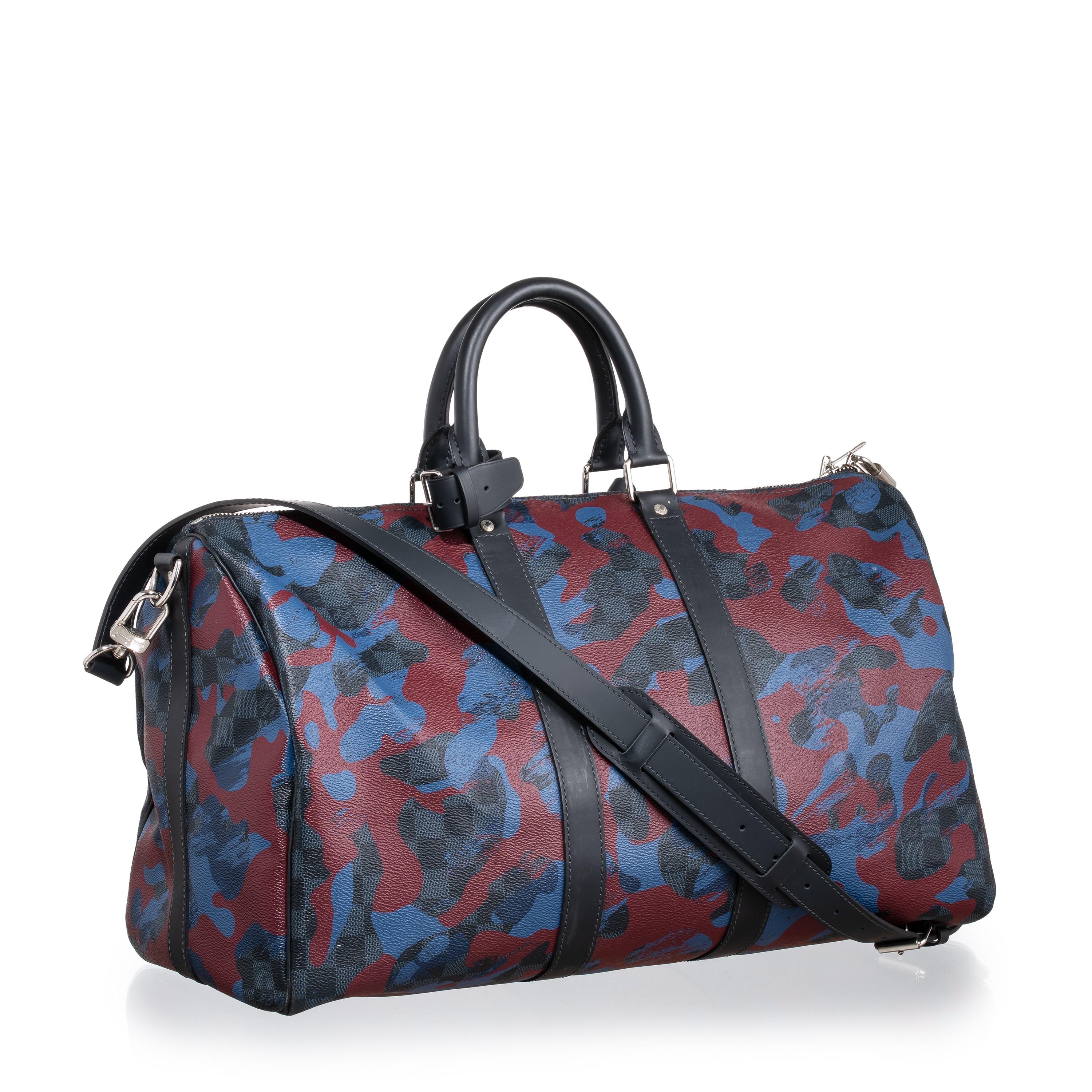 Louis Vuitton - Keepall 45 Bandoulière Limited Edition in Damier Cobalt