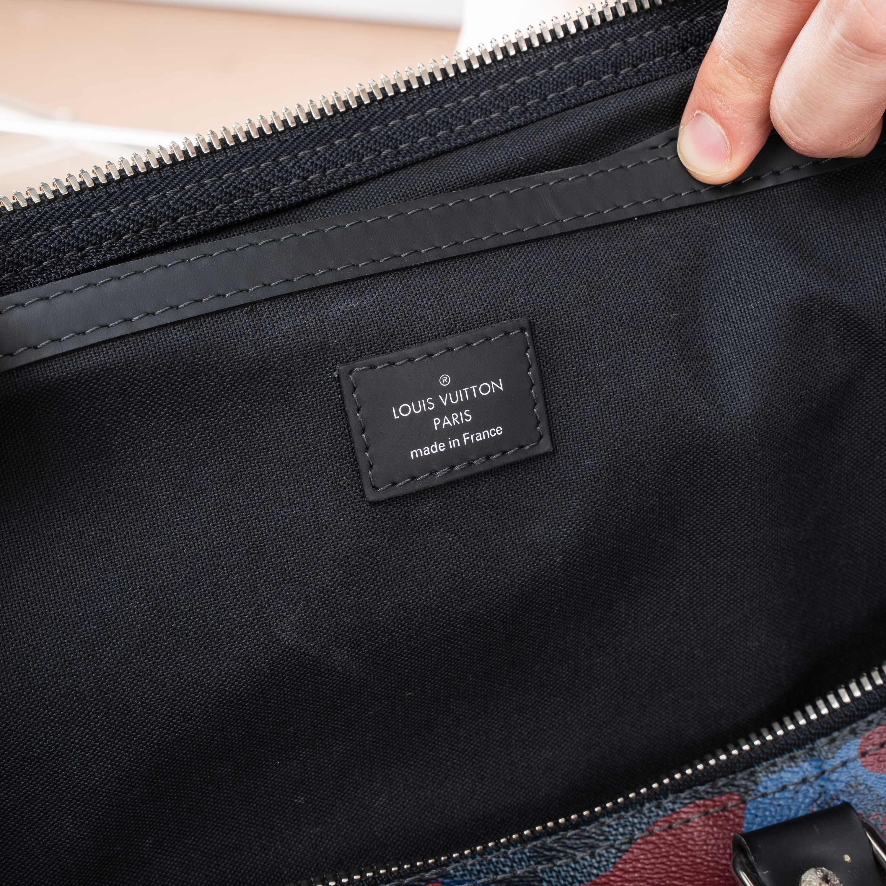 Louis Vuitton - Keepall 45 Bandoulière Limited Edition in Damier Cobalt