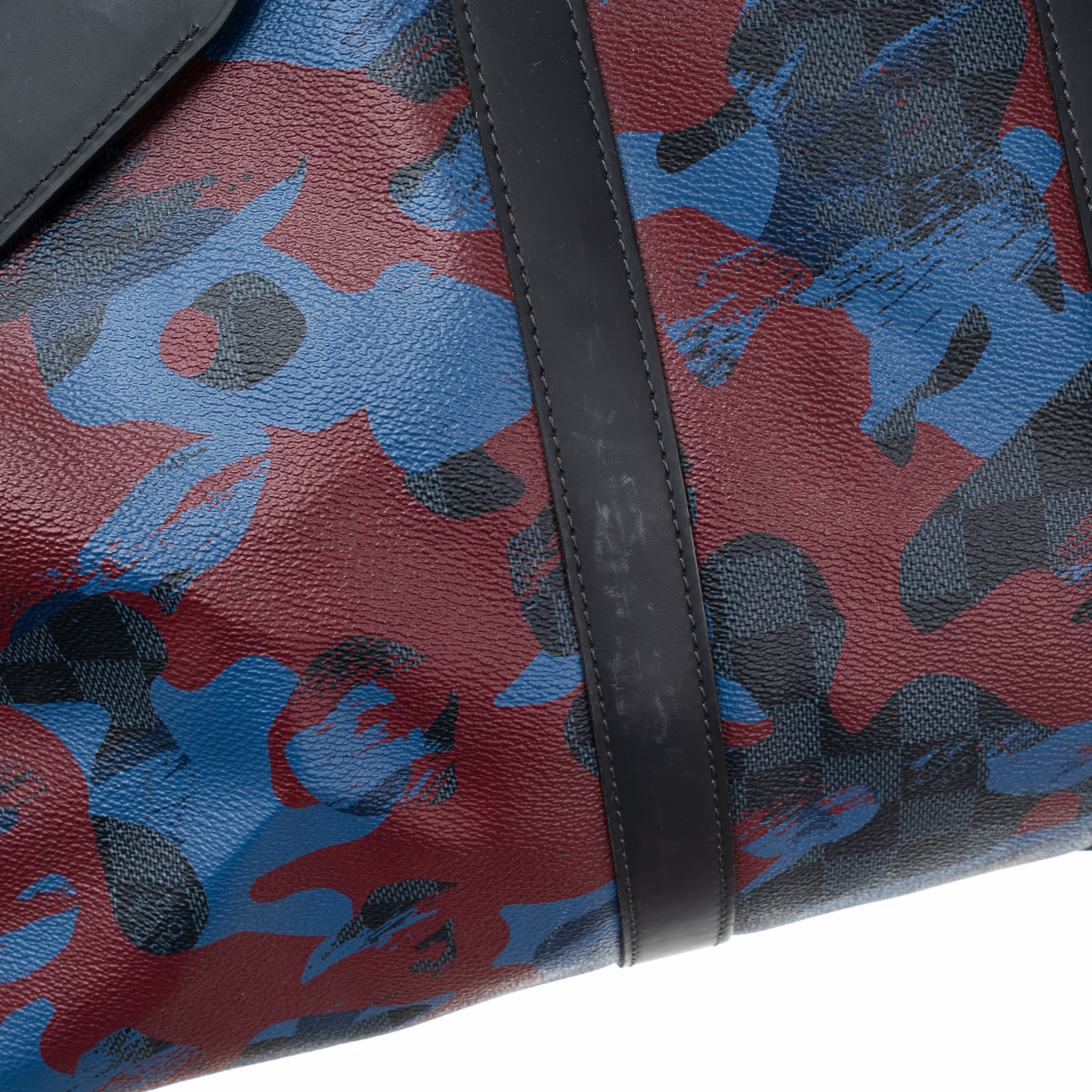 Louis Vuitton - Keepall 45 Bandoulière Limited Edition in Damier Cobalt