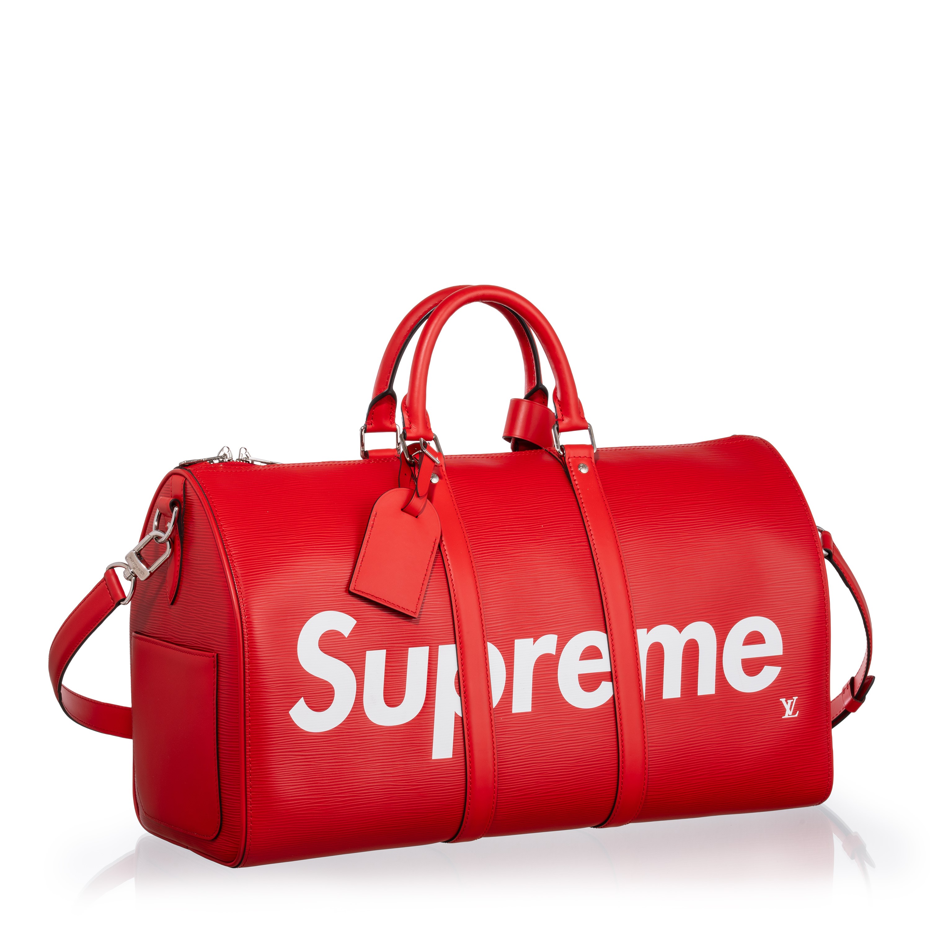 Louis Vuitton - Keepall 45 Bandoulière Limited Edition LV x Supreme (2017) in pelle Epi