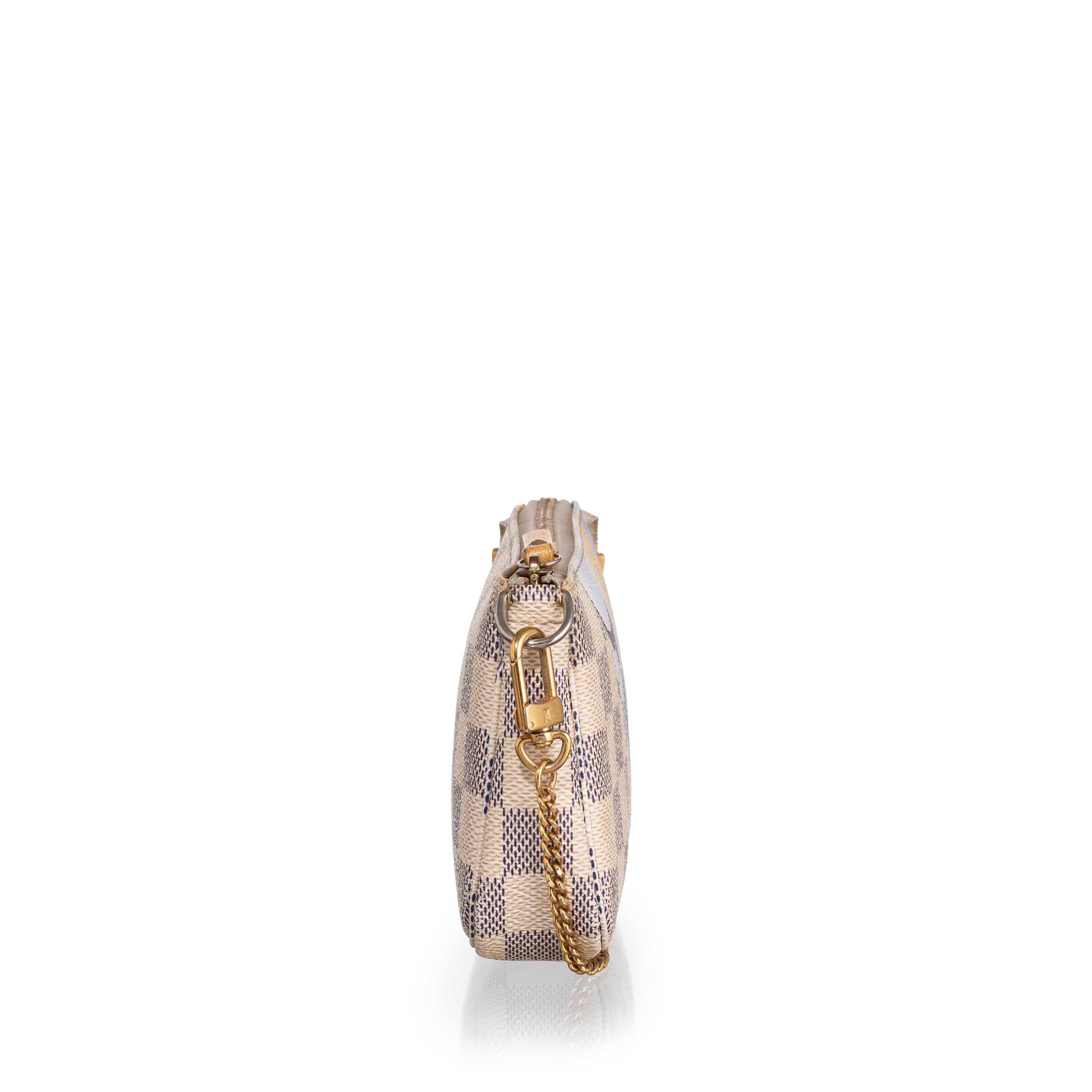 Louis Vuitton - Mini pochette Accessoires Illustre Balloon (Limited Edition), tela Damier Azur