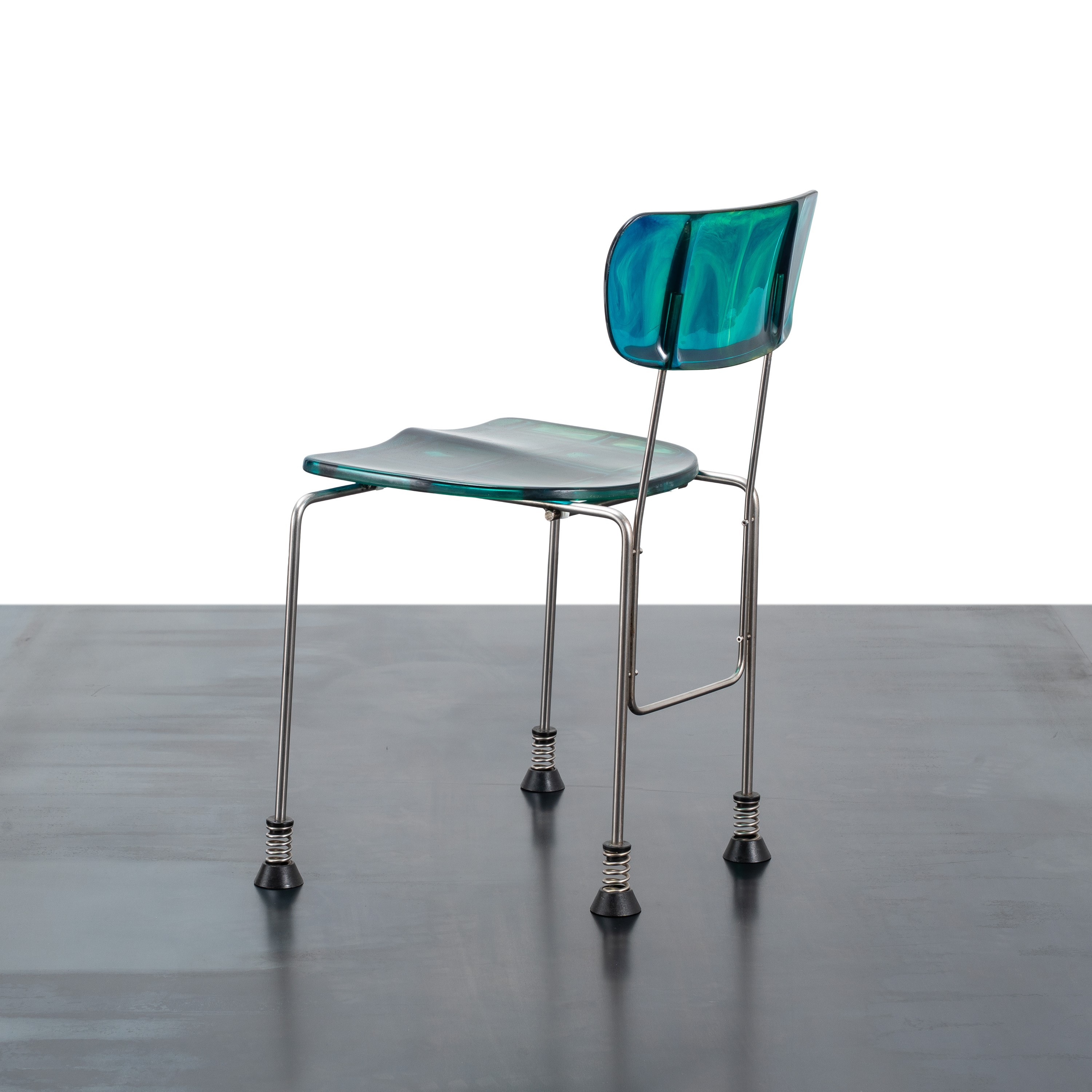 Gaetano Pesce - Sedia “Broadway”, resina e acciaio cromato (disegno 1993)