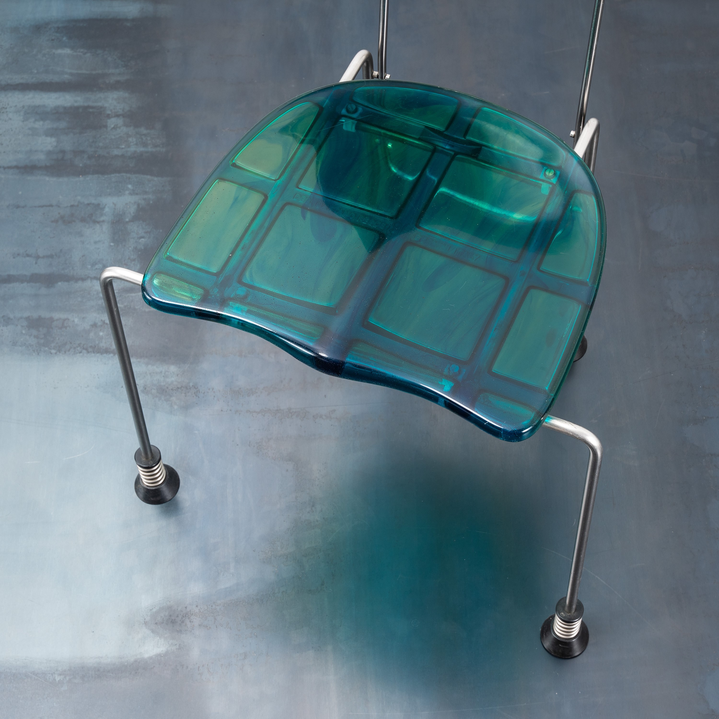 Gaetano Pesce - Sedia “Broadway”, resina e acciaio cromato (disegno 1993)