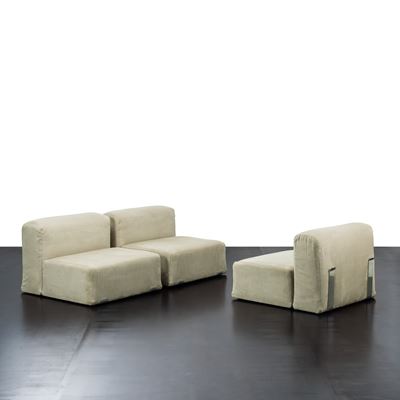 Set di tre poltrone “Marcel”