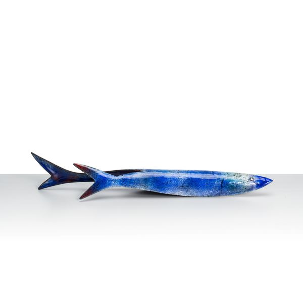 Gio Ponti e Paolo De Poli - GIO PONTI  E PAOLO DE POLI, SCULTURA 'PESCE'