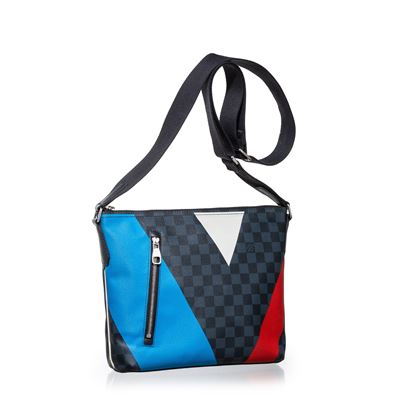 Mick PM Limited Edition American Cup (2017) in tela Damier Cobalt