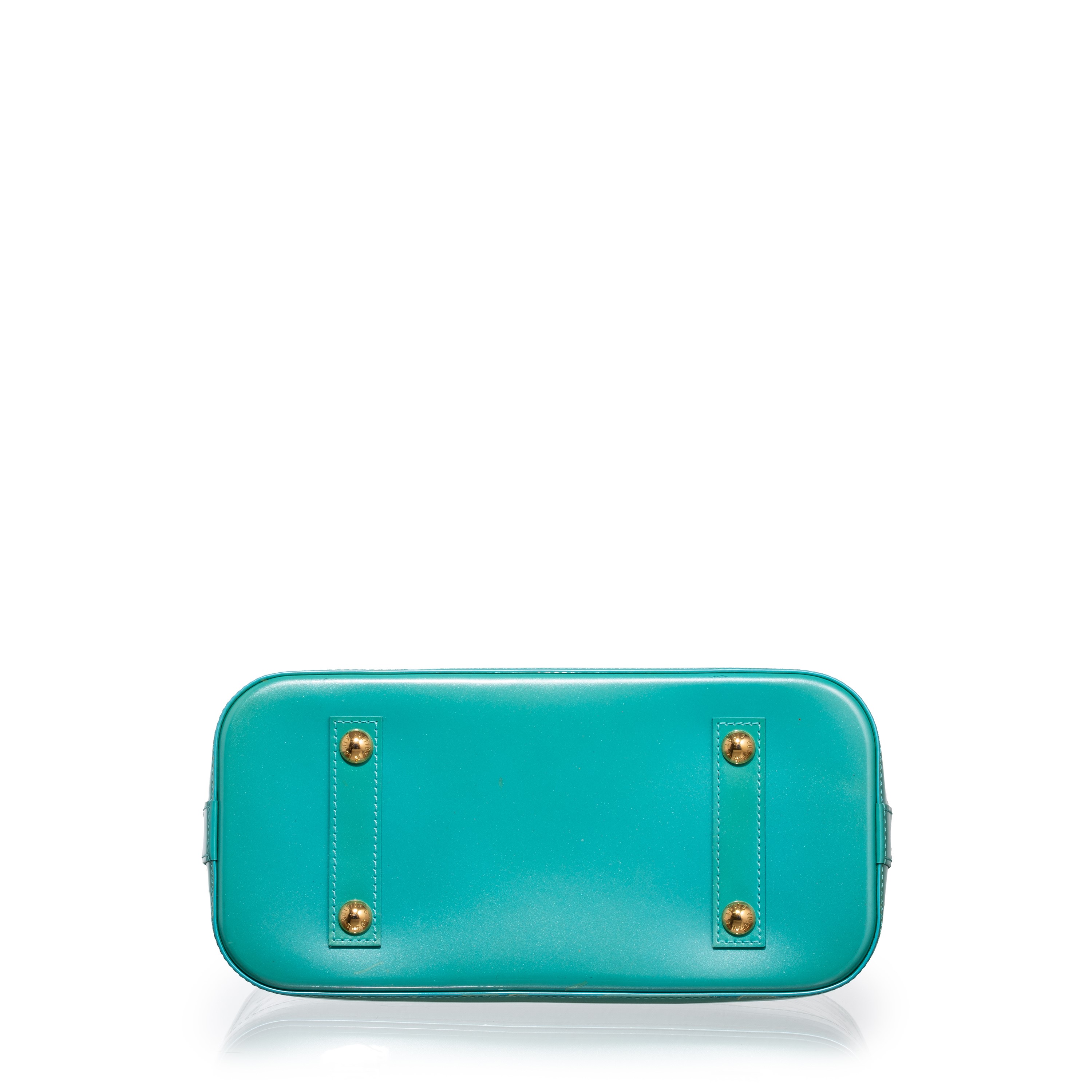 Louis Vuitton - Alma PM Monogram Vernis in pelle verniciata azzurra (2012)