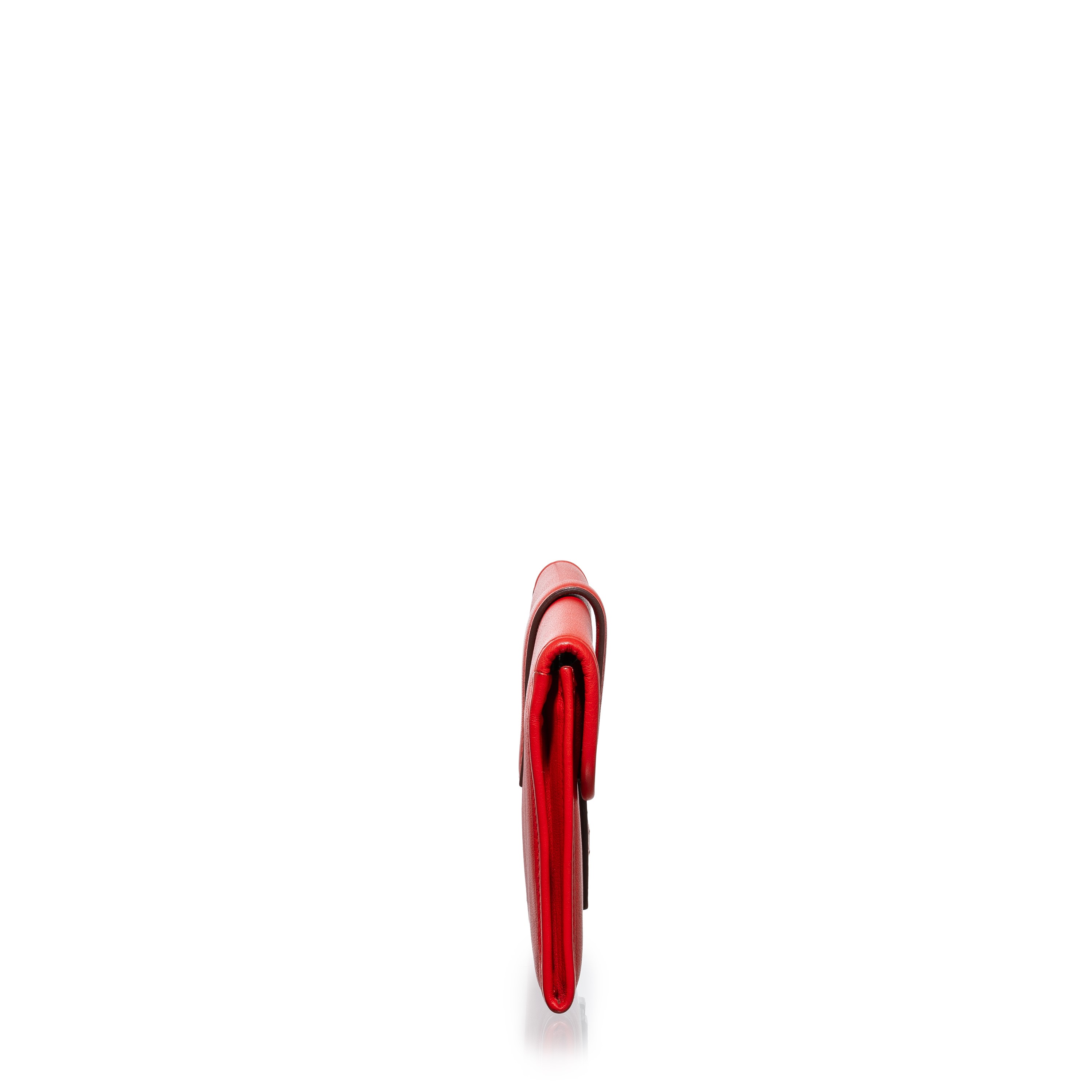 Hermès - Jige 21 in pellame Evercolor (Rouge Casaque) con hardware palladio, 2017