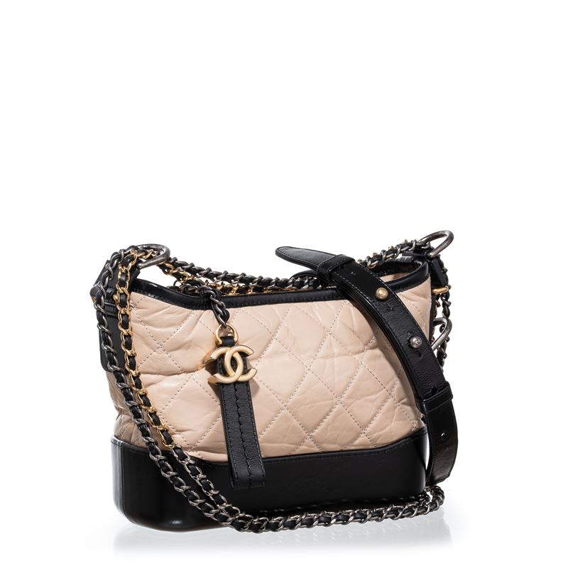 Chanel - Borsa Gabrielle Small in pelle effetto invecchiato