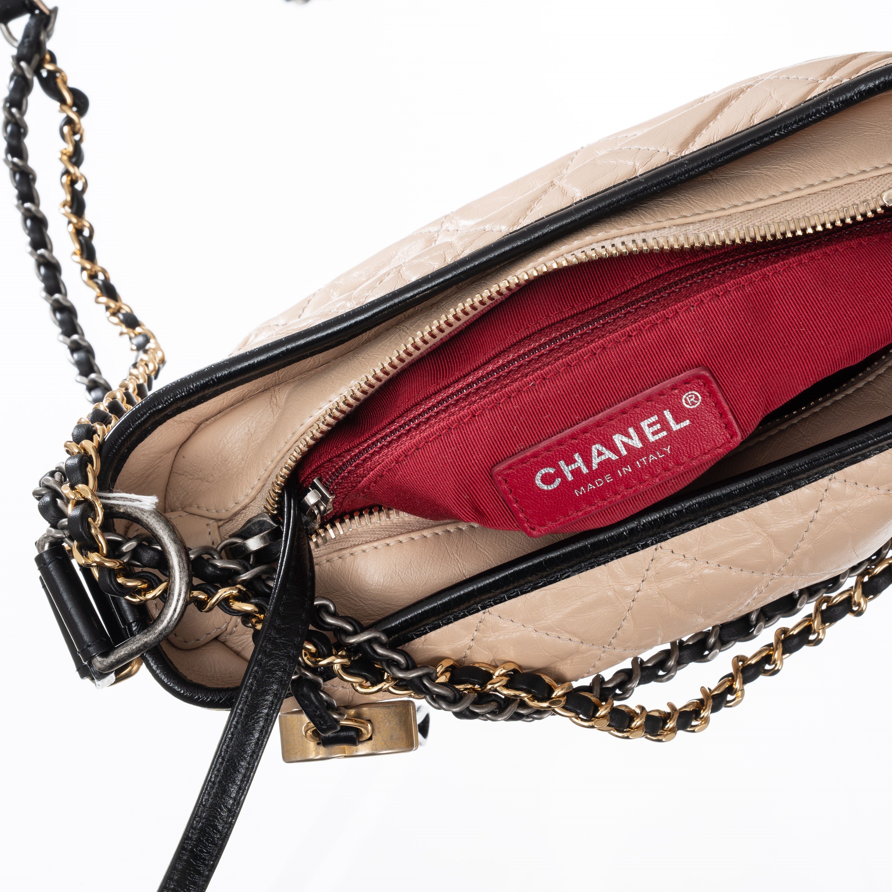 Chanel - Borsa Gabrielle Small in pelle effetto invecchiato