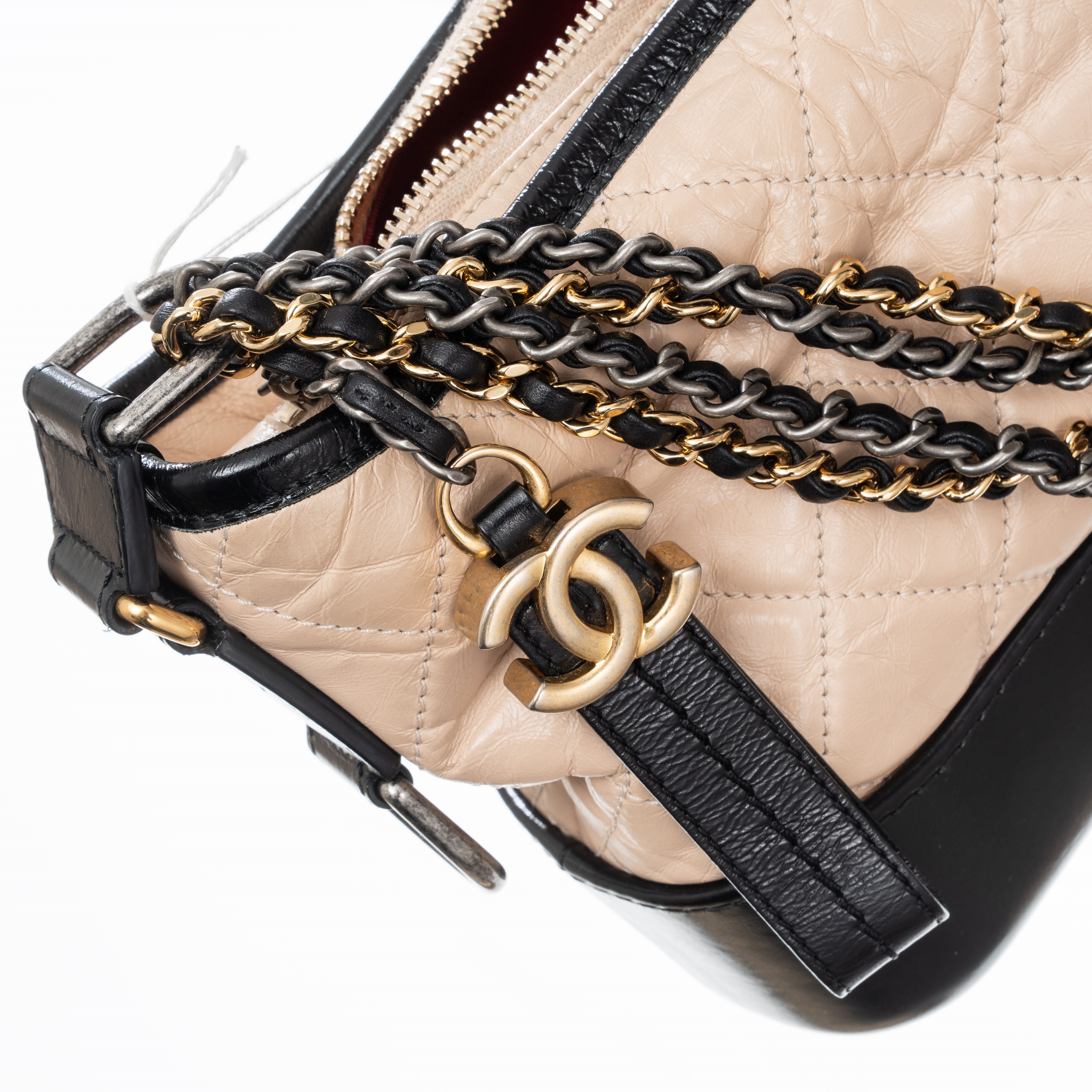 Chanel - Borsa Gabrielle Small in pelle effetto invecchiato