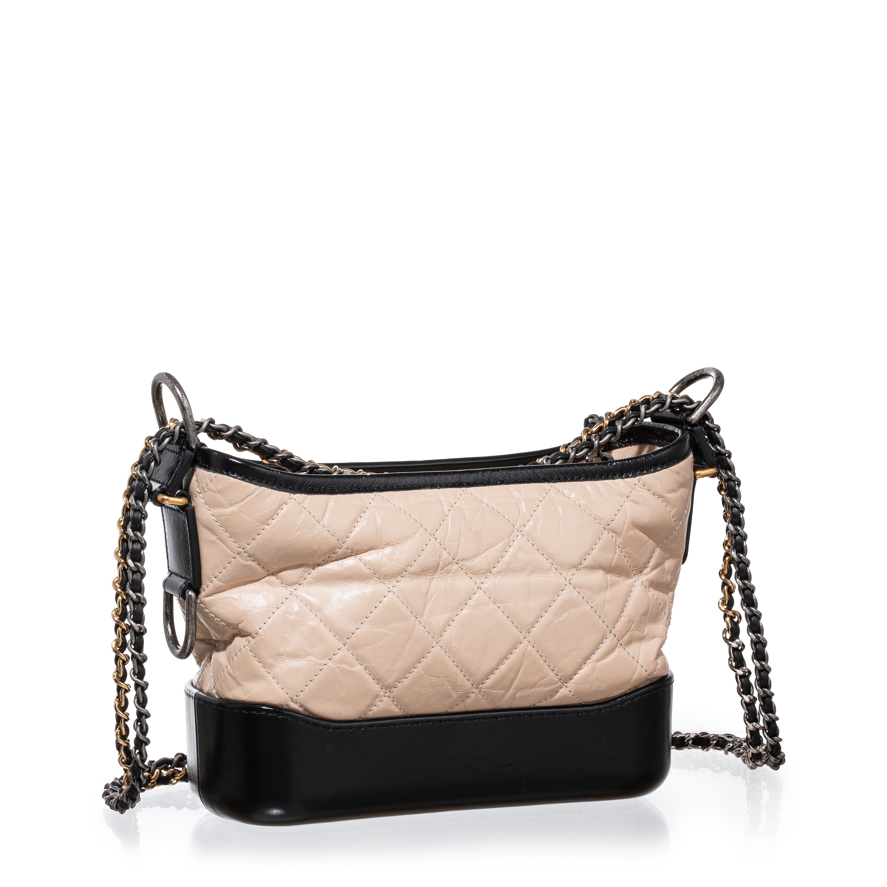 Chanel - Borsa Gabrielle Small in pelle effetto invecchiato