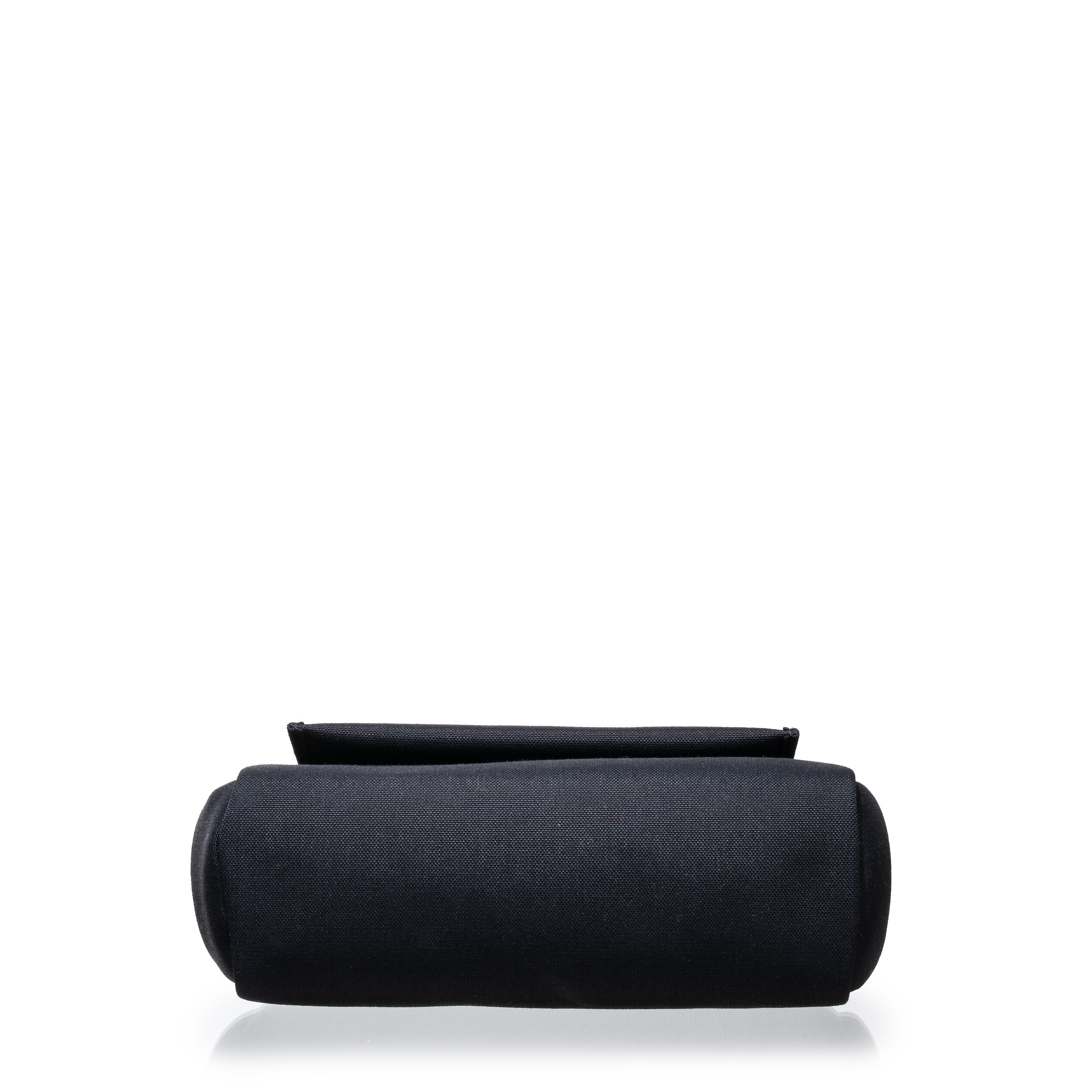 Hermès - Herbag 31 GHW, borsa/carryall in tela militare e vacchetta Hunter nera (2022)