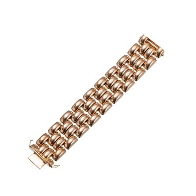 Bracciale in oro rosa 18 kt “Carro Armato”