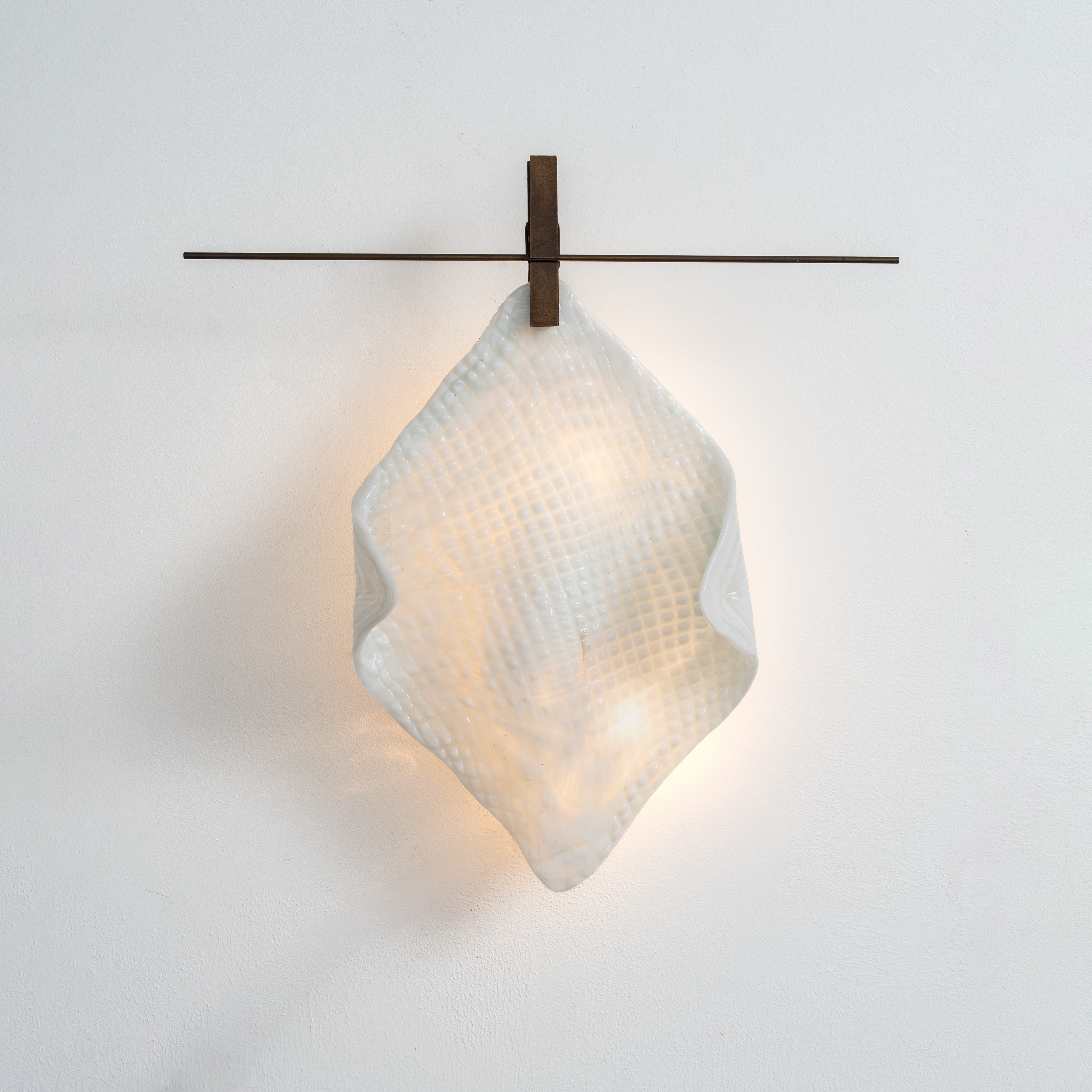 Gaetano Pesce - Applique “Canovacci” in vetro e bronzo (produzione Venini), 1975