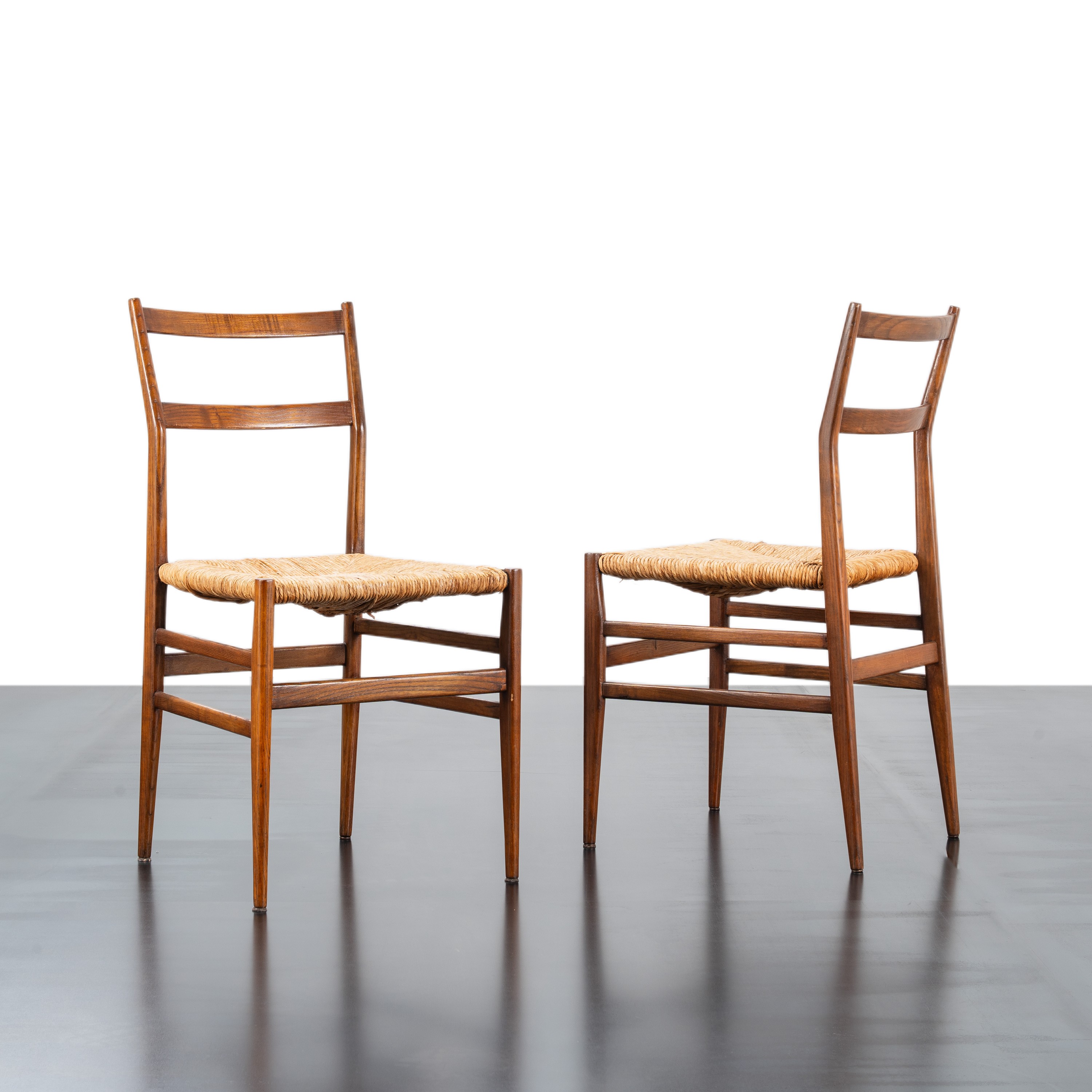 Gio Ponti - Set di quattro sedie modello “646” “Leggera”