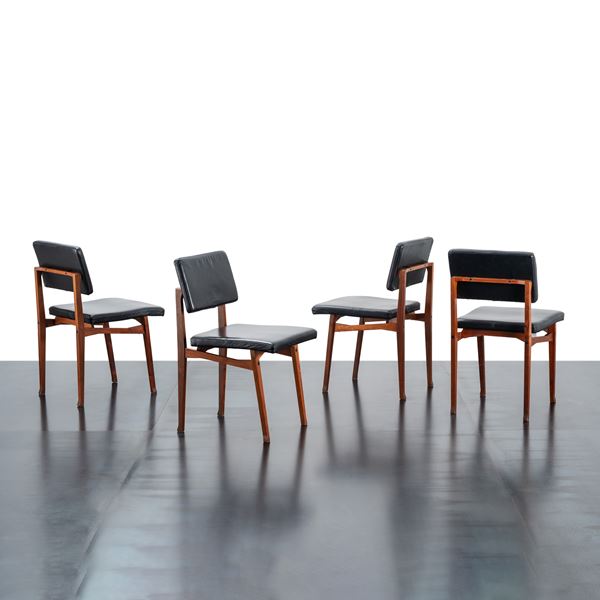 Franco Albini - FRANCO ALBINI, SET QUATTRO SEDIE 'LUISELLA'