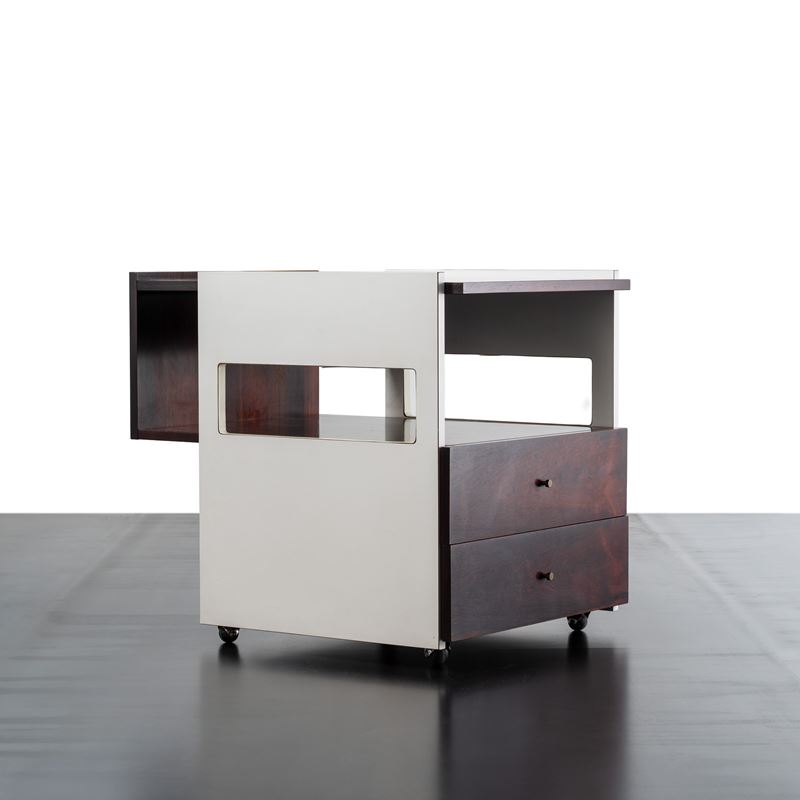 Anonimo - Mobile bar in legno laccato