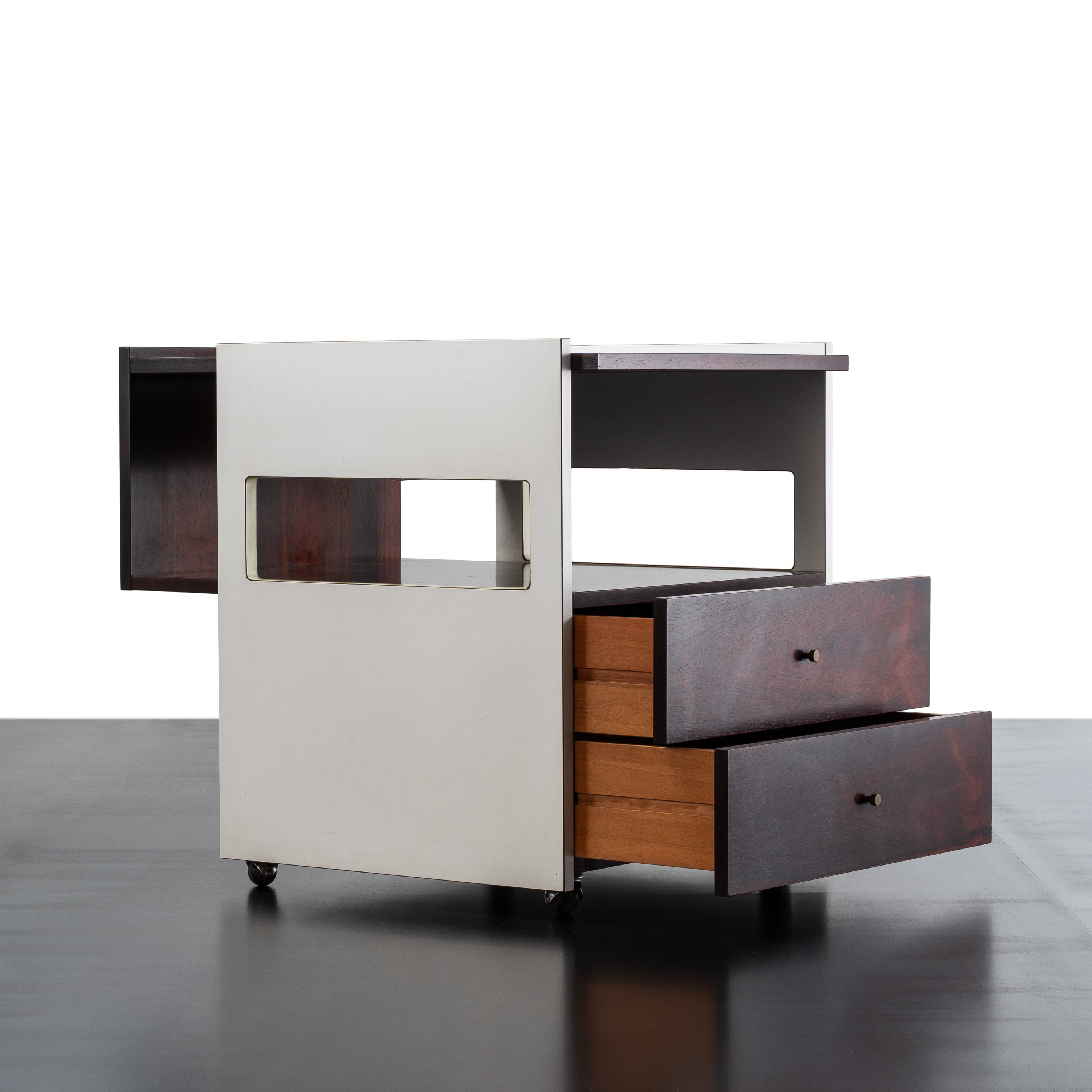 Anonimo - Mobile bar in legno laccato