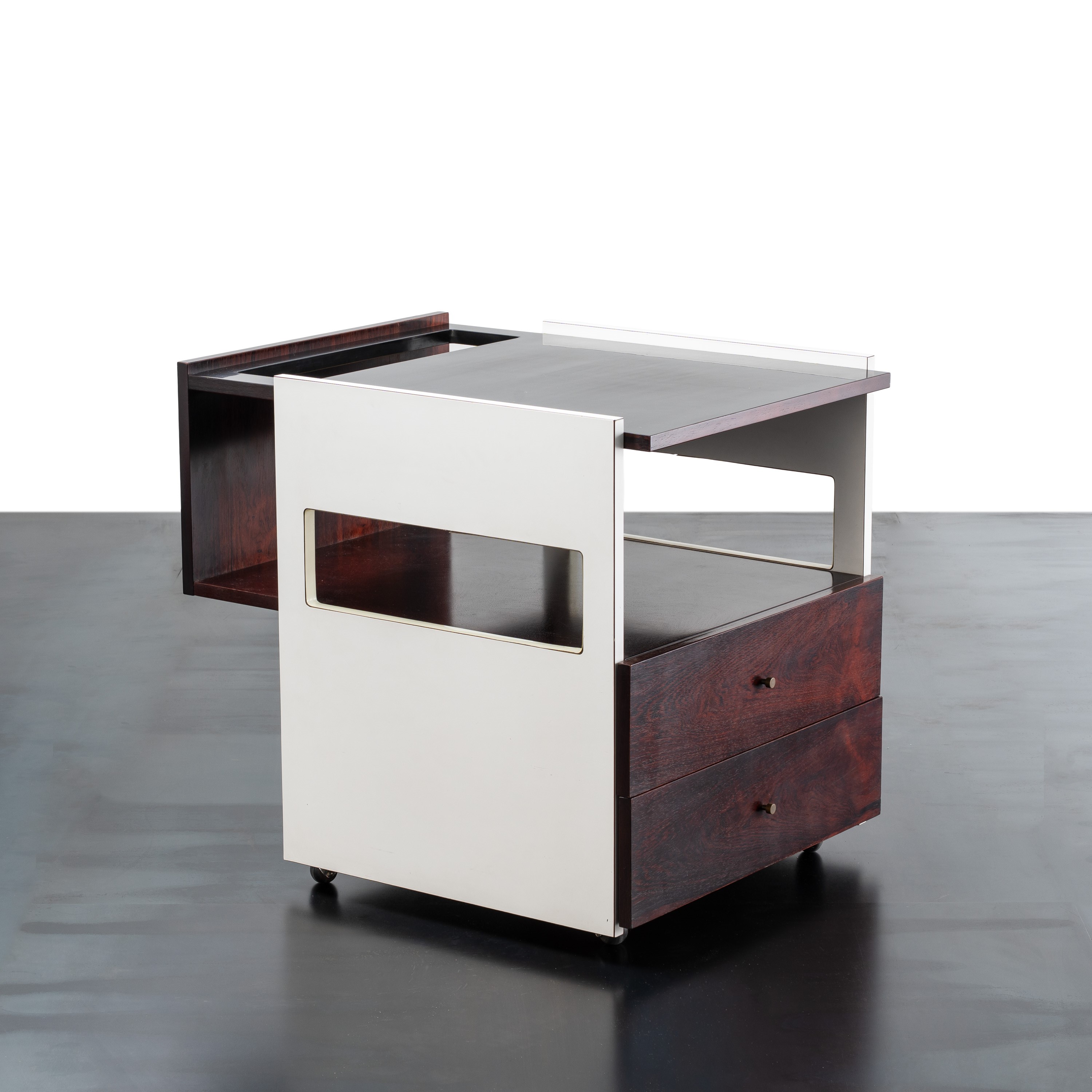 Anonimo - Mobile bar in legno laccato