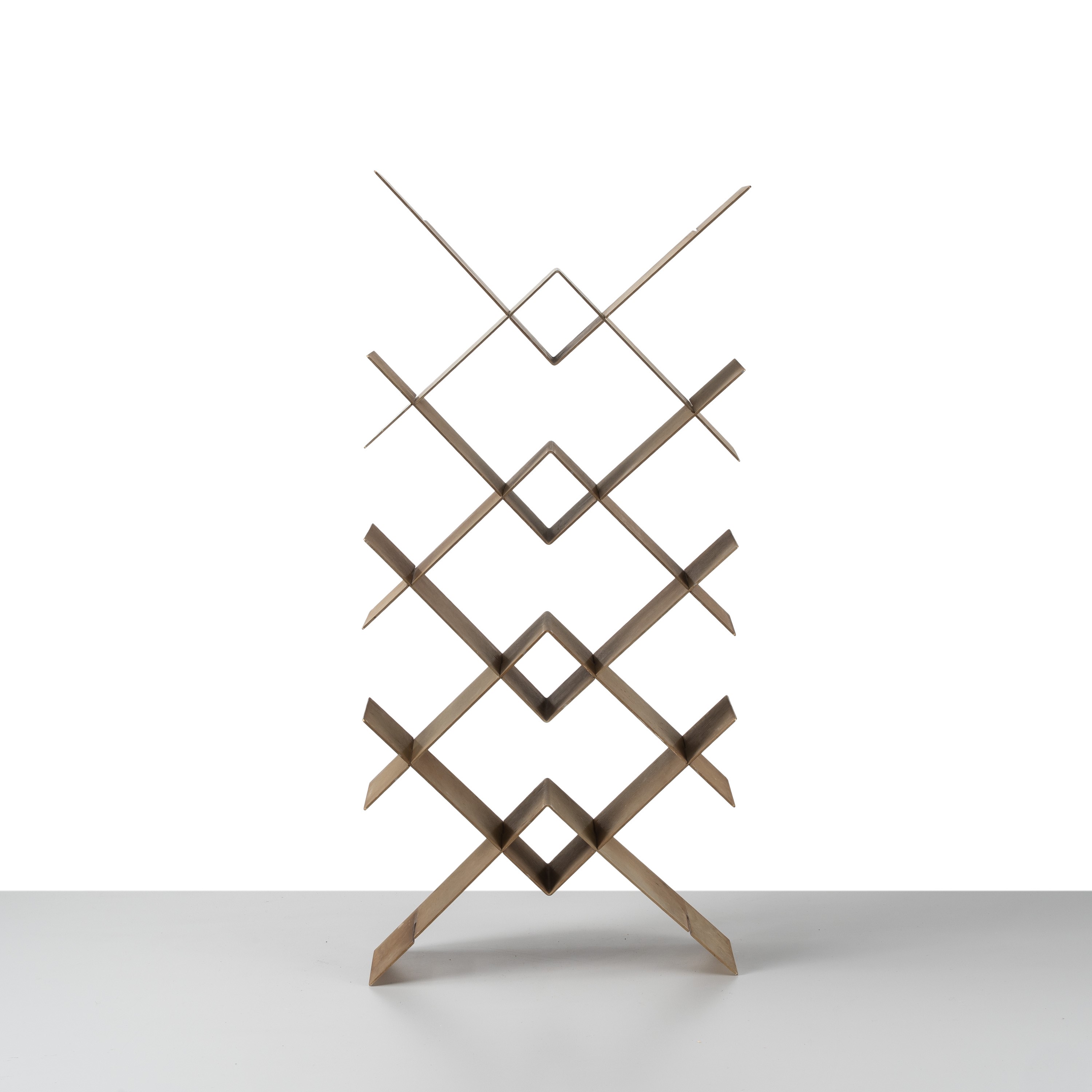 Bruno Munari - Struttura continua, scultura in alluminio (anni ’60)