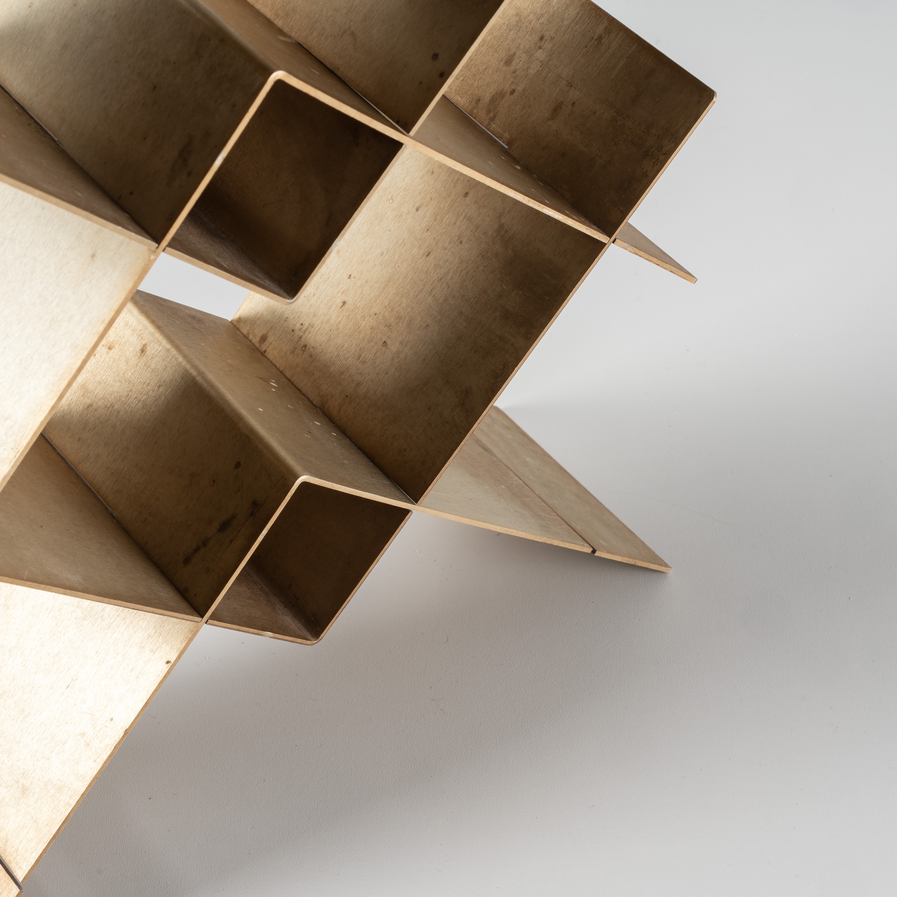 Bruno Munari - Struttura continua, scultura in alluminio (anni ’60)