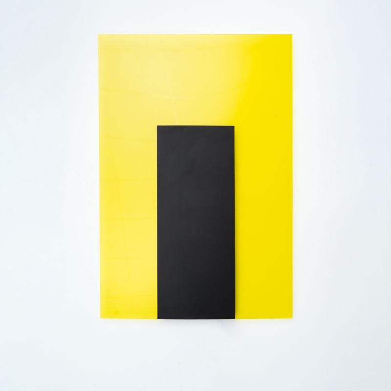 Johanna Grawunder - Pannello luminoso in Perspex colorato (produzione Memphis, anni ’80)