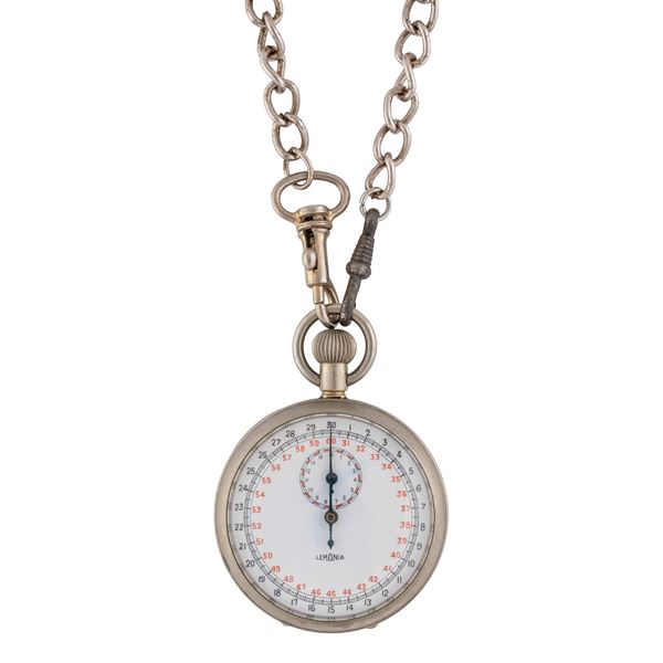LEVRETTE - LEMANIA - OROLOGIO SGANCIA BOMBE OROLOGIO DA TASCA SCANCIA BOMBE A CARICA MANUALE CON QUADRANTE BIANCO PORCELLANA
