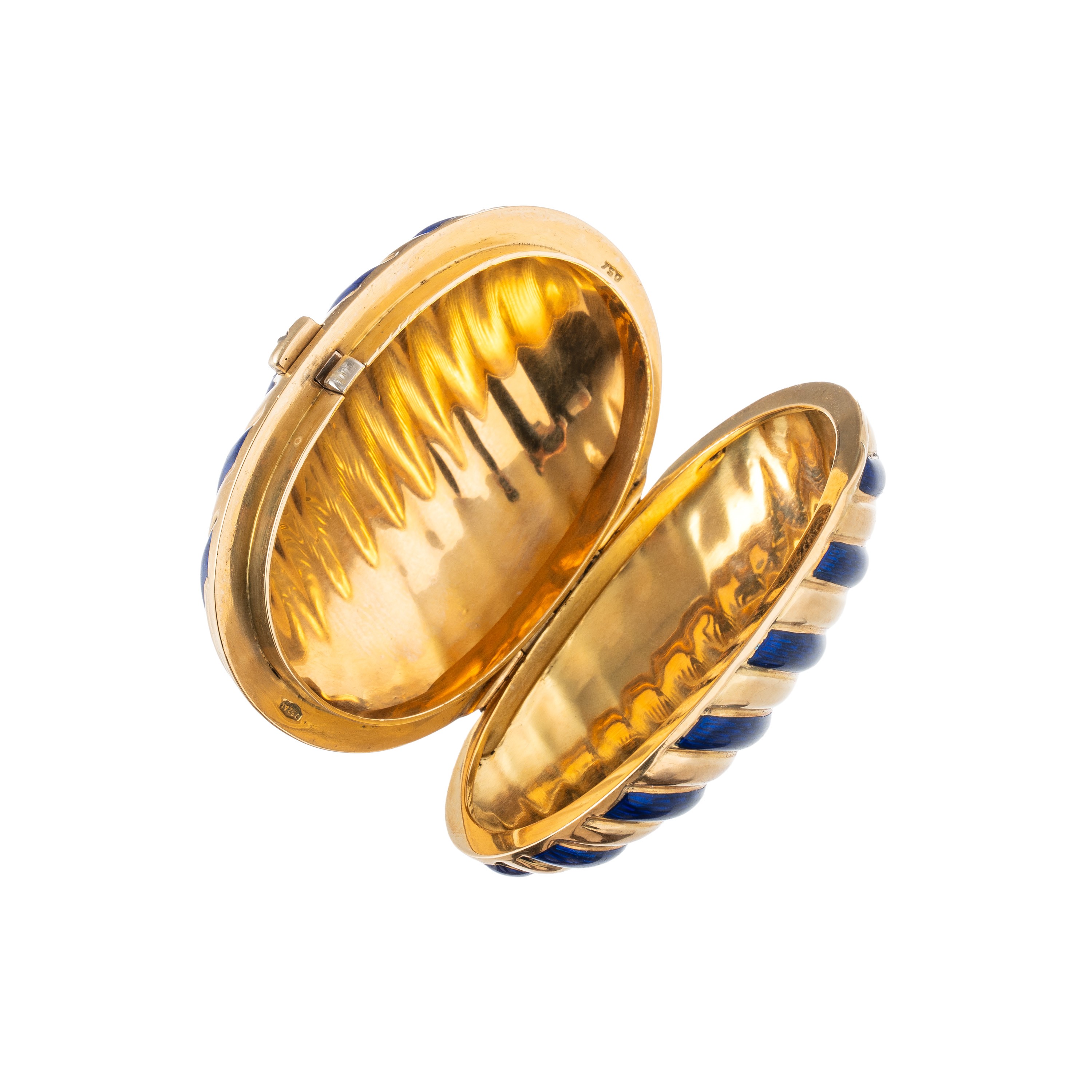 Mila Shon, Porta pillole in oro 18 kt con smalti